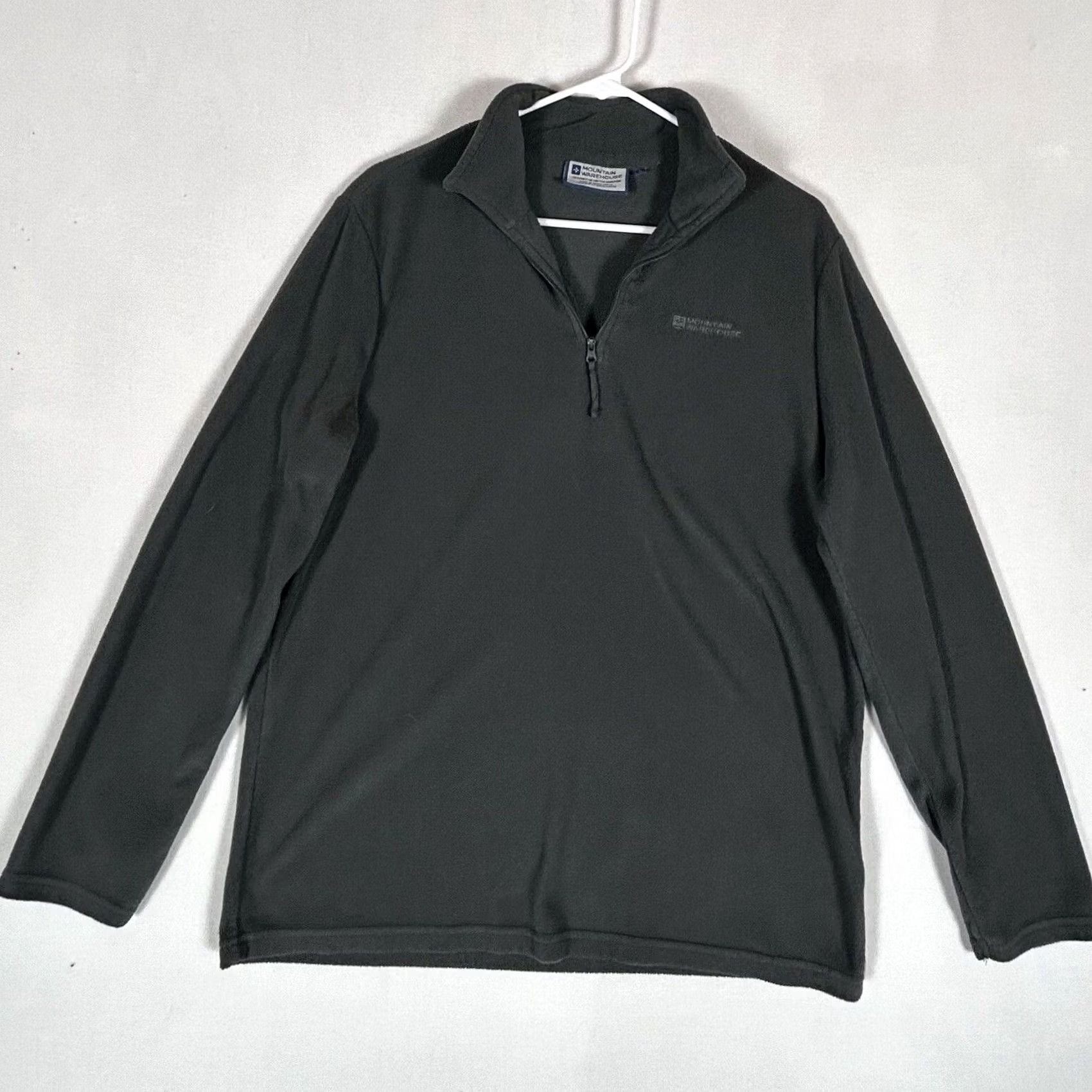 Vintage Mountain Warehouse 1/4 Zip Pullover Mens Medium Long Sleeve Gray Sweatshirt Top Size US M / EU 48-50 / 2 - 2 Thumbnail