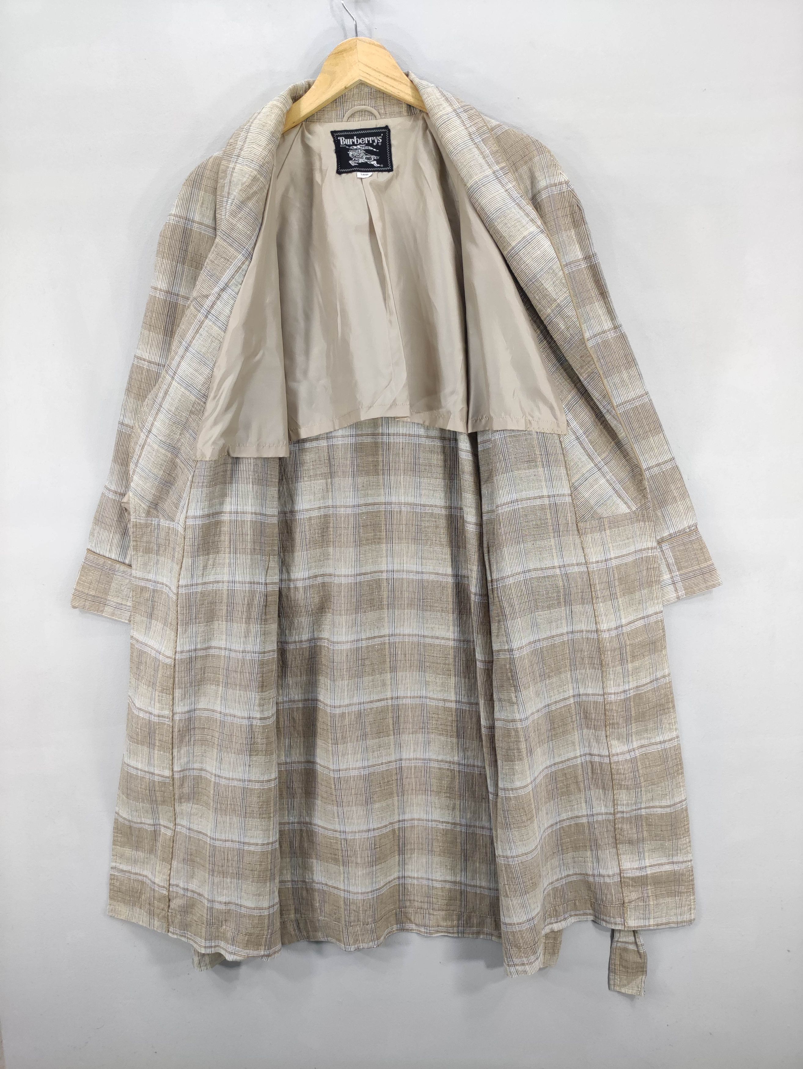 Burberry Vintage Burberry's Checkered Bathrobe Size US L / EU 52-54 / 3 - 3 Thumbnail