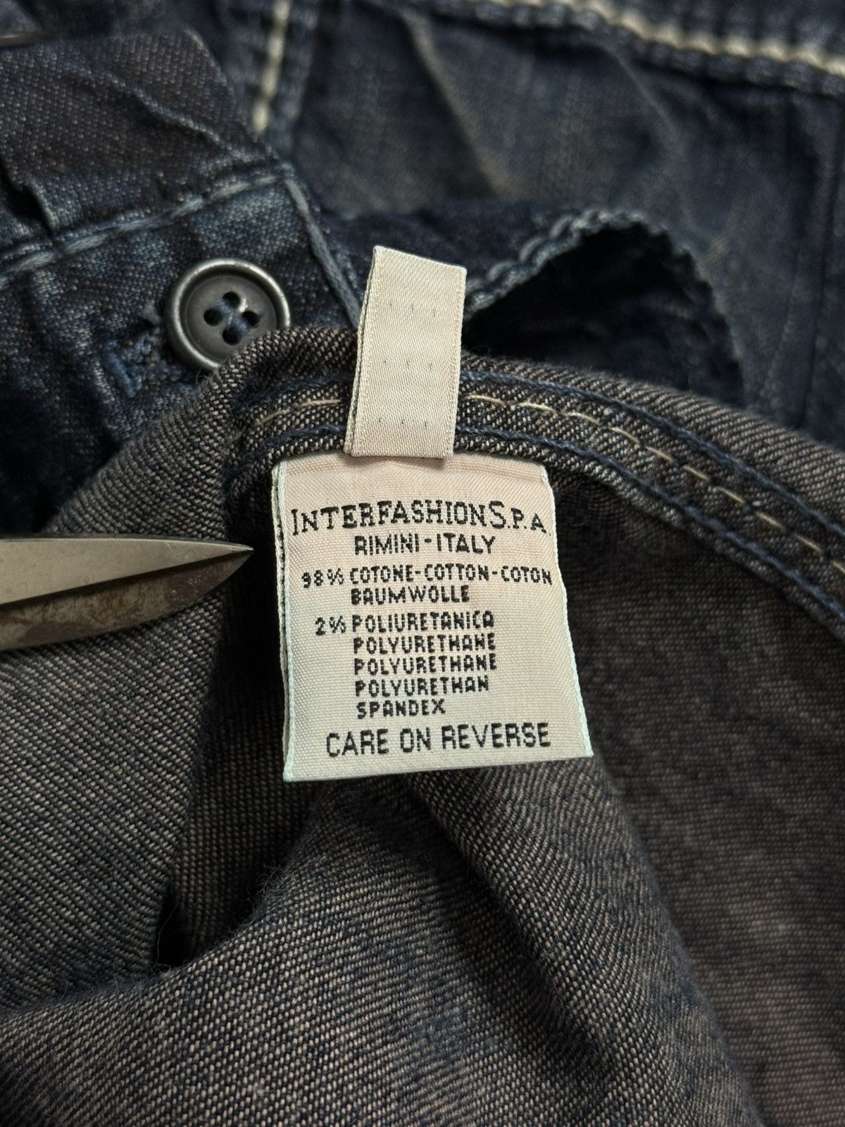 Designer × Marithe + Francois Girbaud × Vintage Marithe Francois Girbaud Denim Jacket Size M / US 6-8 / IT 42-44 - 9 Thumbnail