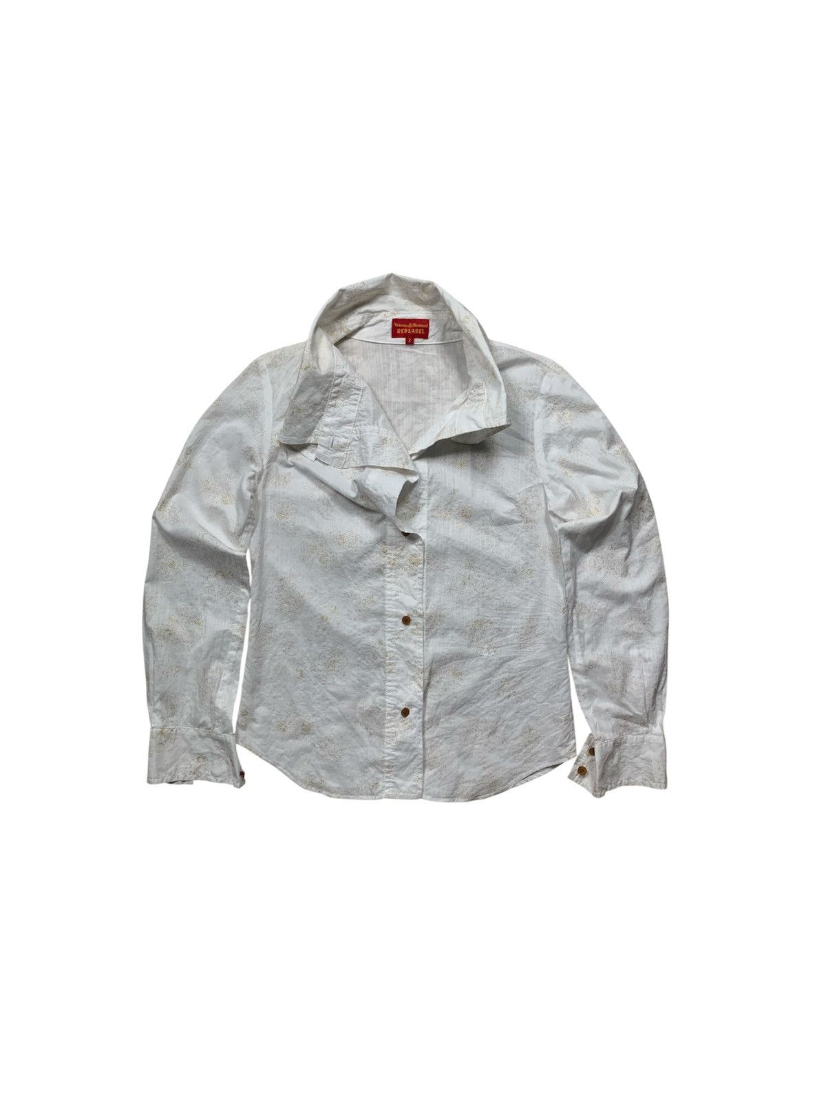 Vivienne Westwood Vivienne Westwood asymmetrical white button up shirt Size XS / US 0-2 / IT 36-38 - 3 Thumbnail