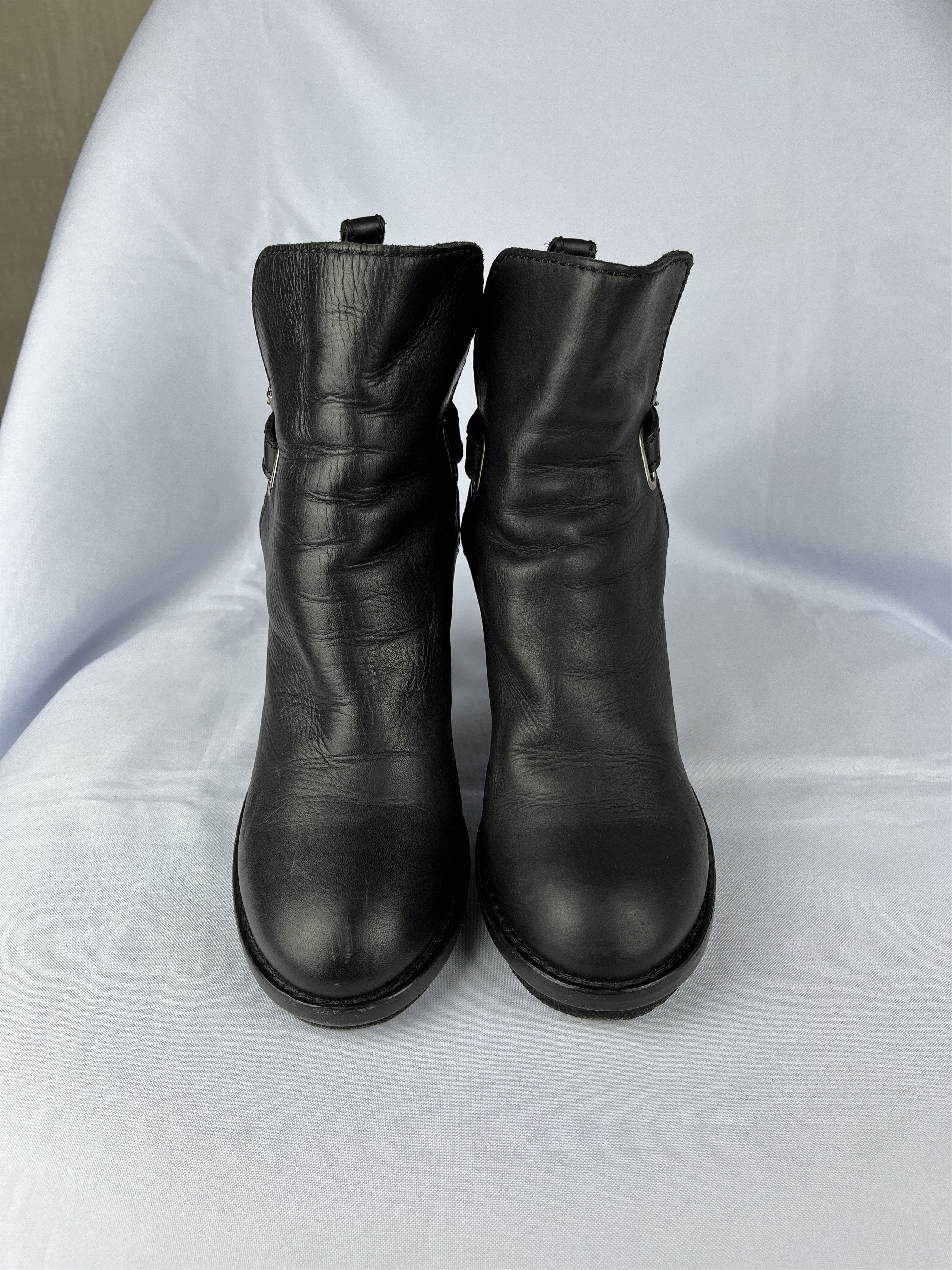 Acne Studios ACNE Heels Leather Belt Boots Size EU 39 / UK 6 / US 9 Size US 9 / IT 39 - 3 Thumbnail