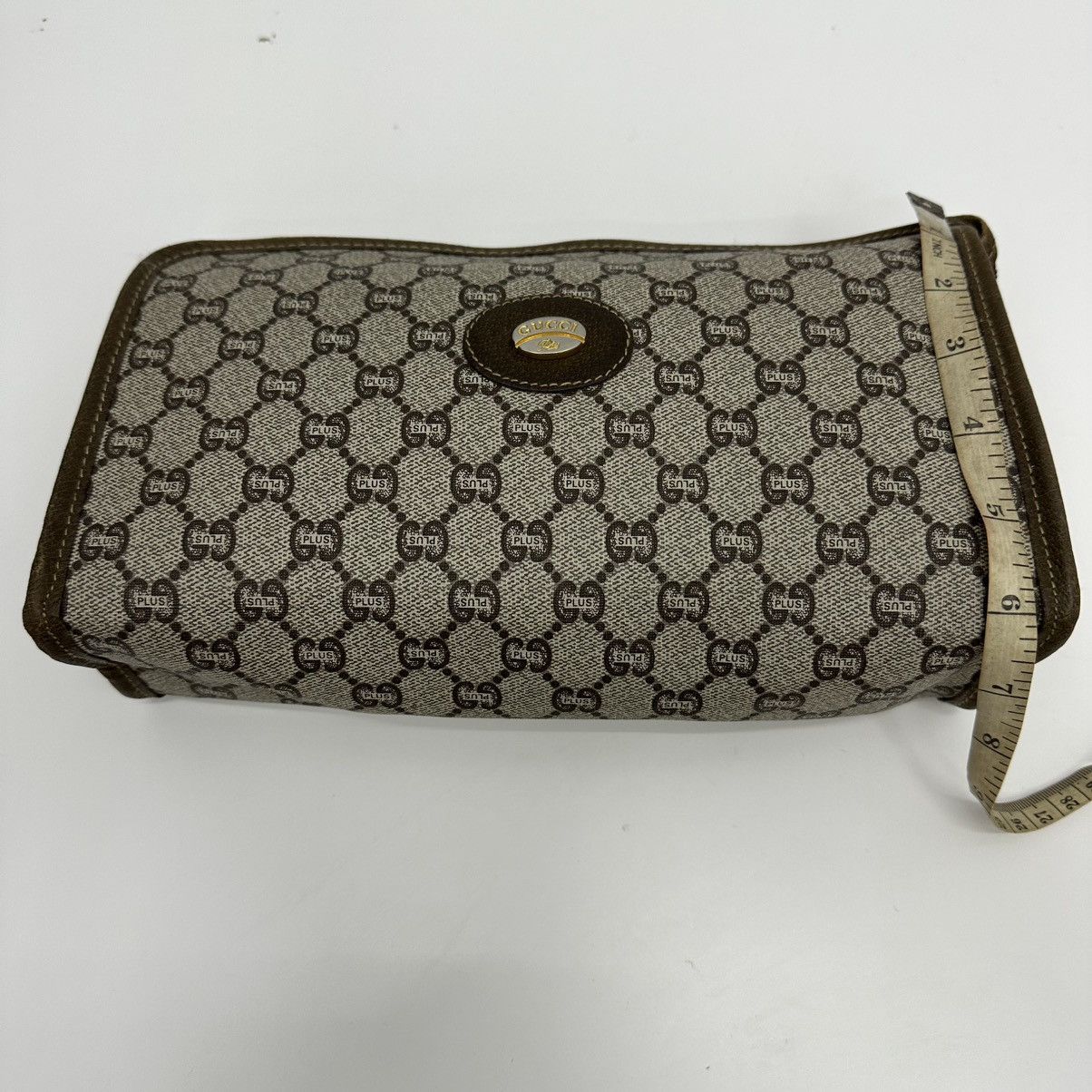 Vintage ‼️YES‼️ AUTHENTIC GUCCI GG PLUS CLUTCH BAG Size ONE SIZE - 11 Thumbnail