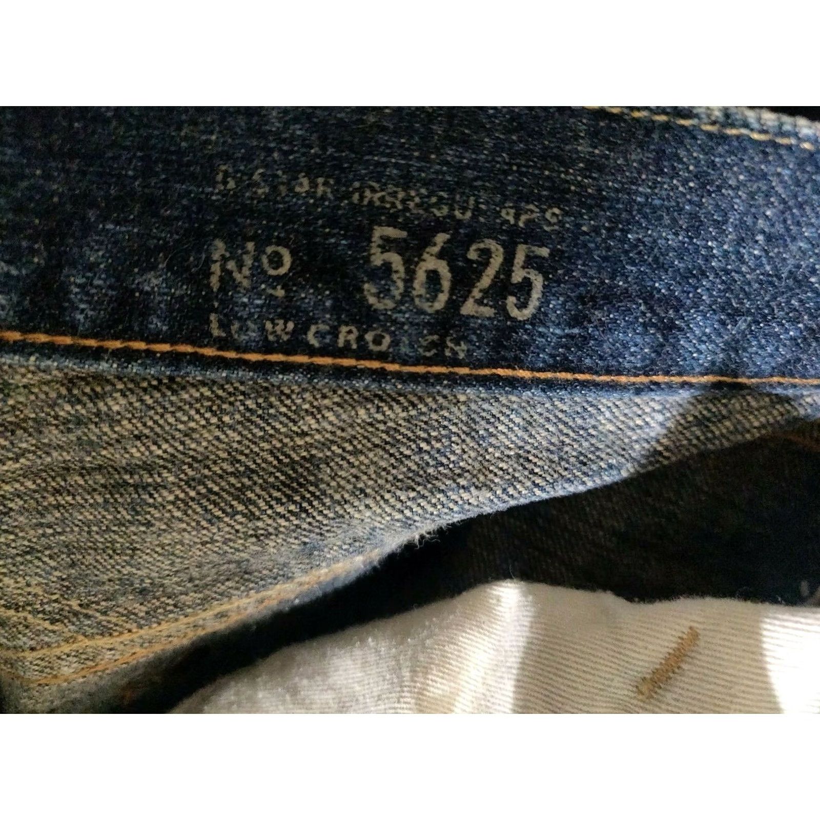 G-Star G-Star Raw Denim 5625 Low Crotch Straight Leg Designer Jeans - Men's 34x34 Size US 34 / EU 50 - 7 Thumbnail