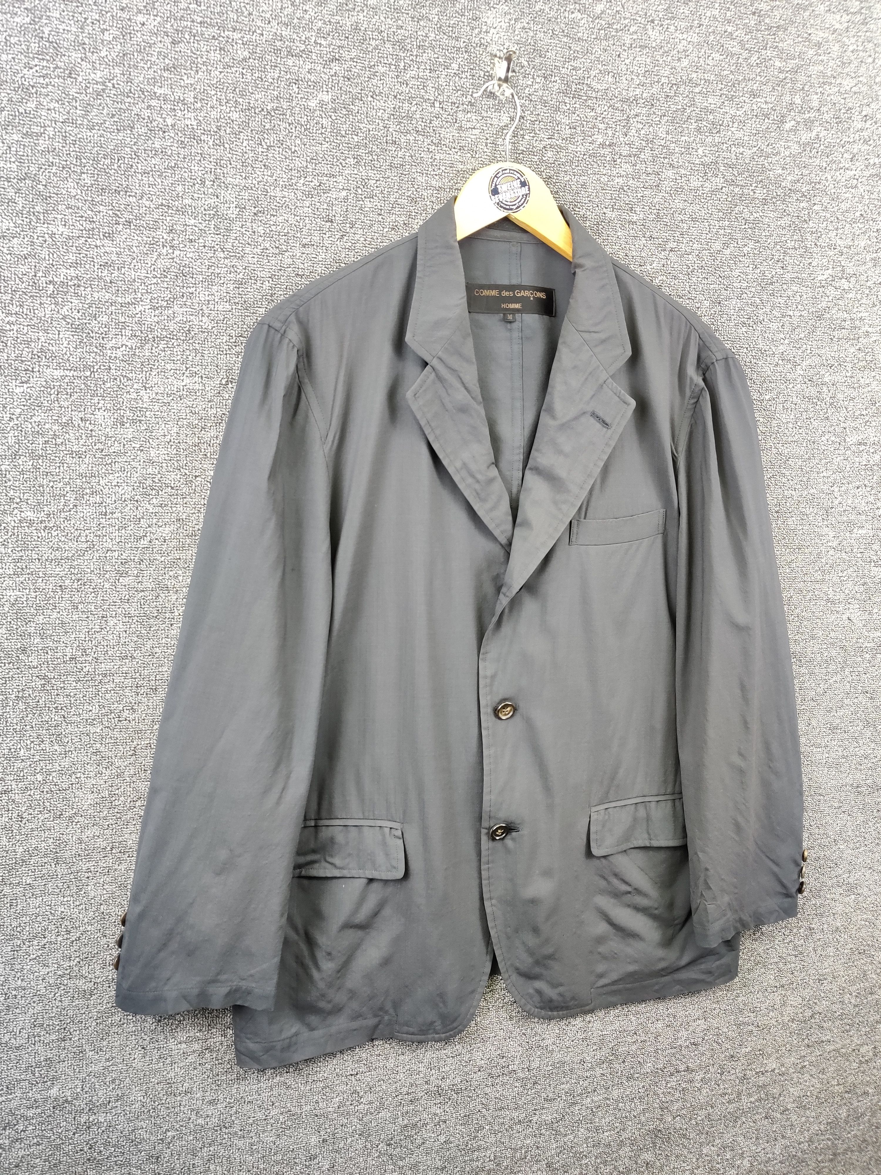 Comme des Garcons AD 2000 Comme Des Garcons Homme Single Breasted Blazer Size US M / EU 48-50 / 2 - 6 Thumbnail