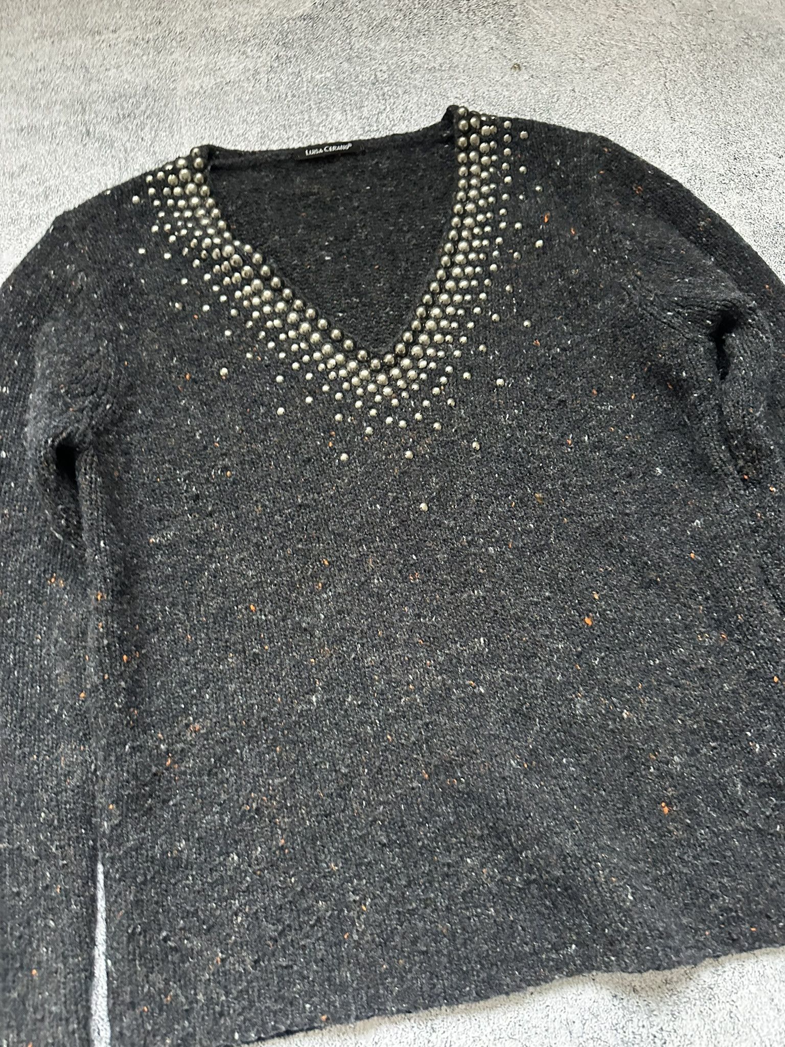 Luisa Cerano Luisa Cerano Cashmere Archive Sweater V-neck Size M / US 6-8 / IT 42-44 - 5 Thumbnail