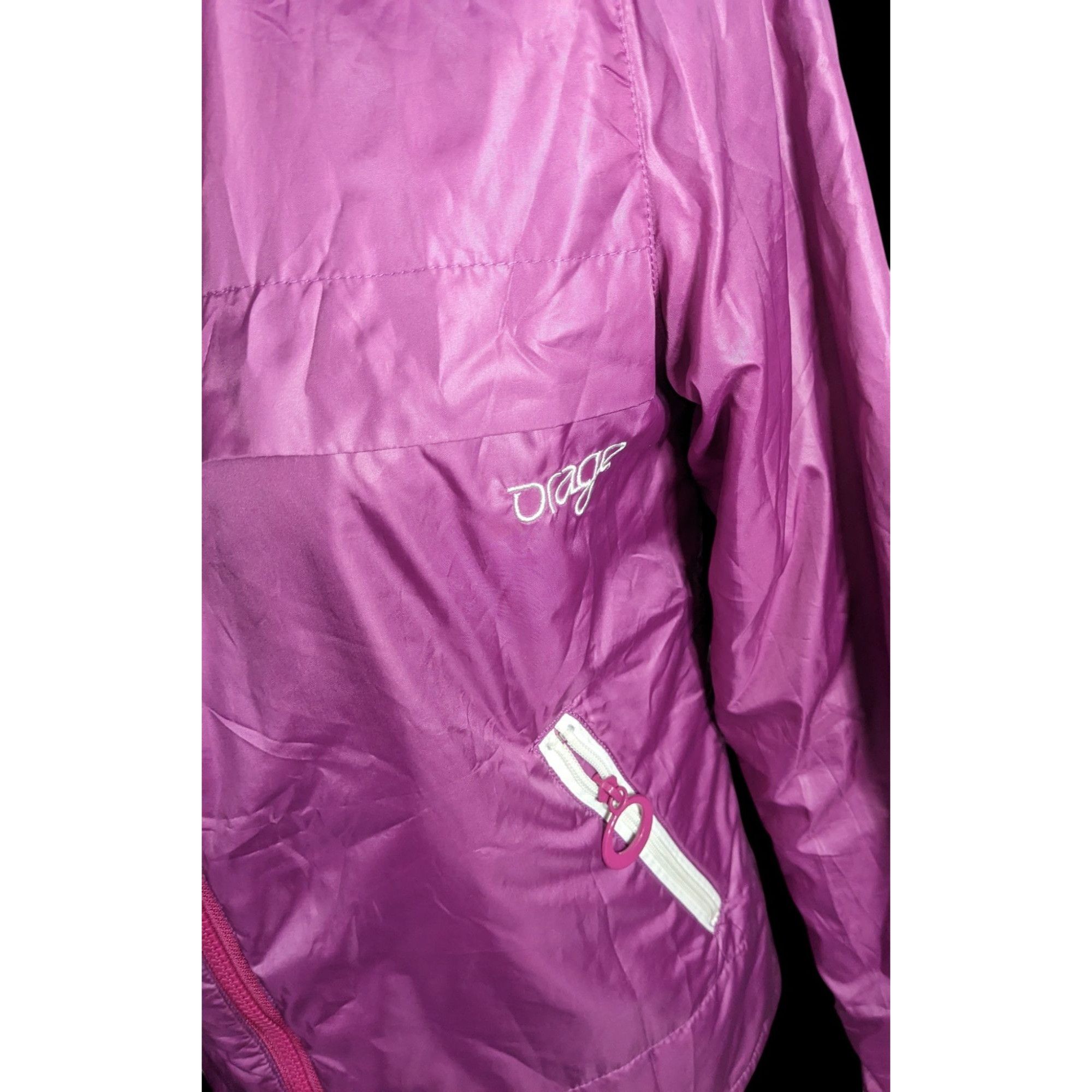 Orage Orage Womens Purple Hooded Ski Jacket Lightweight Waterproof Size S / US 4 / IT 40 - 3 Thumbnail