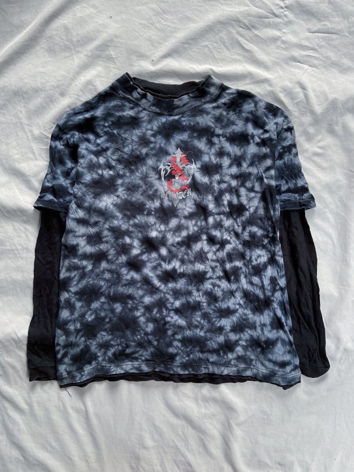 Japanese Brand RUIN AND PLUNDER DOUBLE LAYER TIE DYE LONG SLEEVE Size US S / EU 44-46 / 1 - 1 Thumbnail