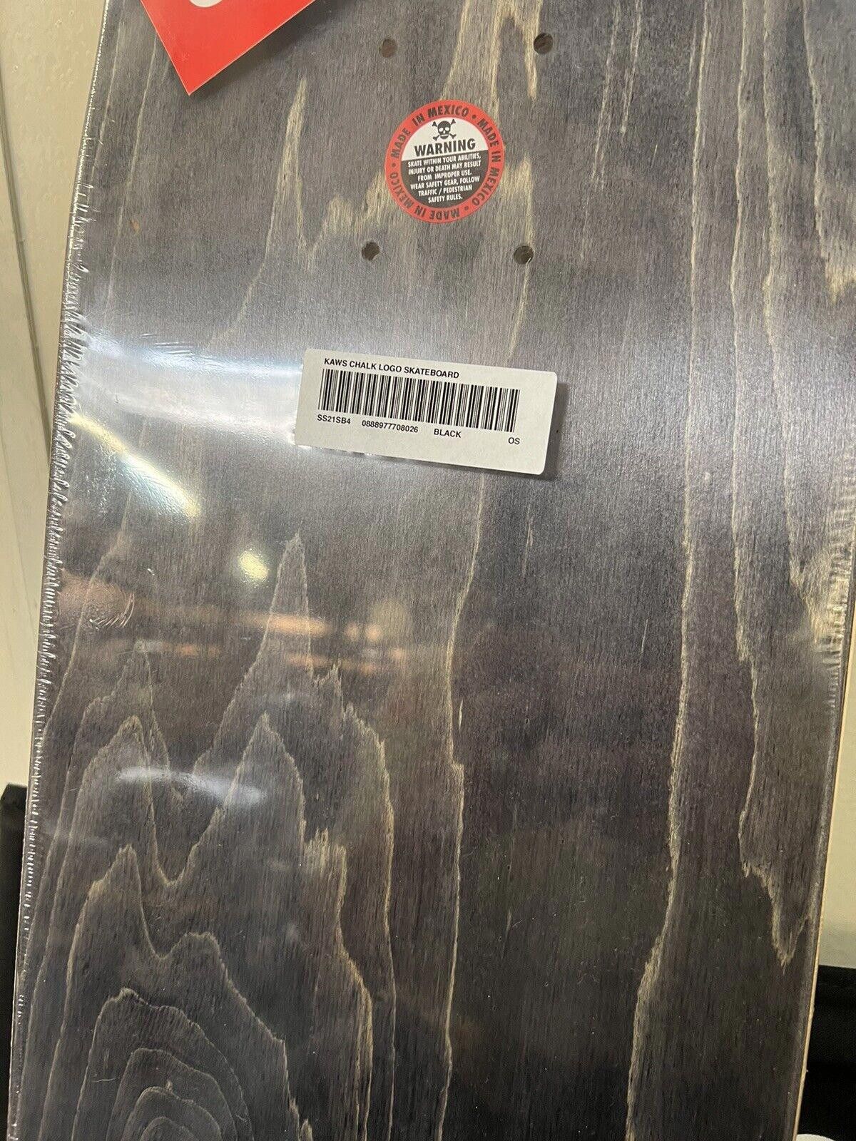 Supreme SS21 KAWS Chalk box logo Skateboard Deck Black 2021 #A Size ONE SIZE - 6 Thumbnail