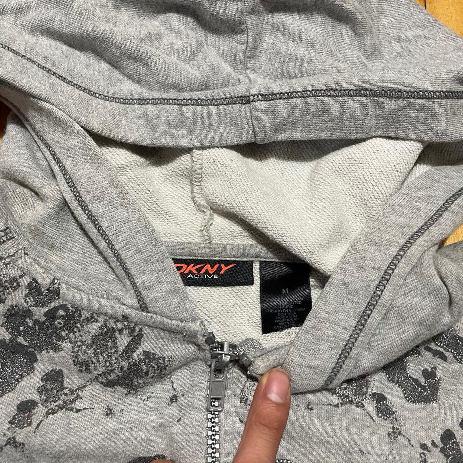 DKNY DKNY Active Hoodie Womens Size M Zip Up Leopard Print Size M / US 6-8 / IT 42-44 - 2 Thumbnail
