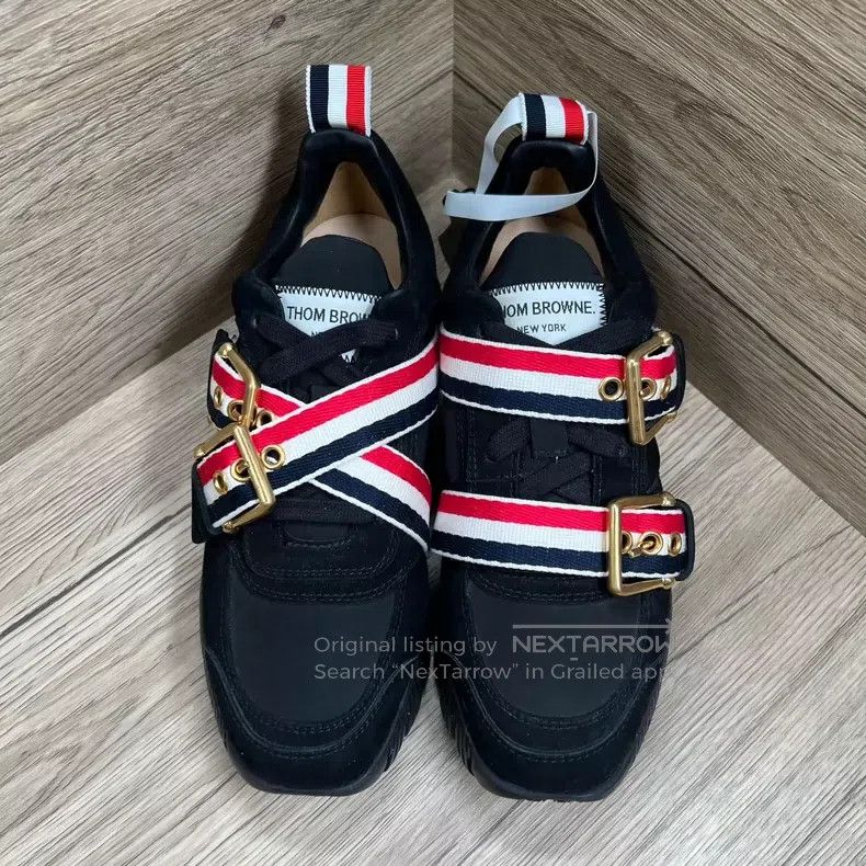 Thom Browne Thom Browne Striped sneakers Size US 5.5 / IT 35.5 - 5 Thumbnail