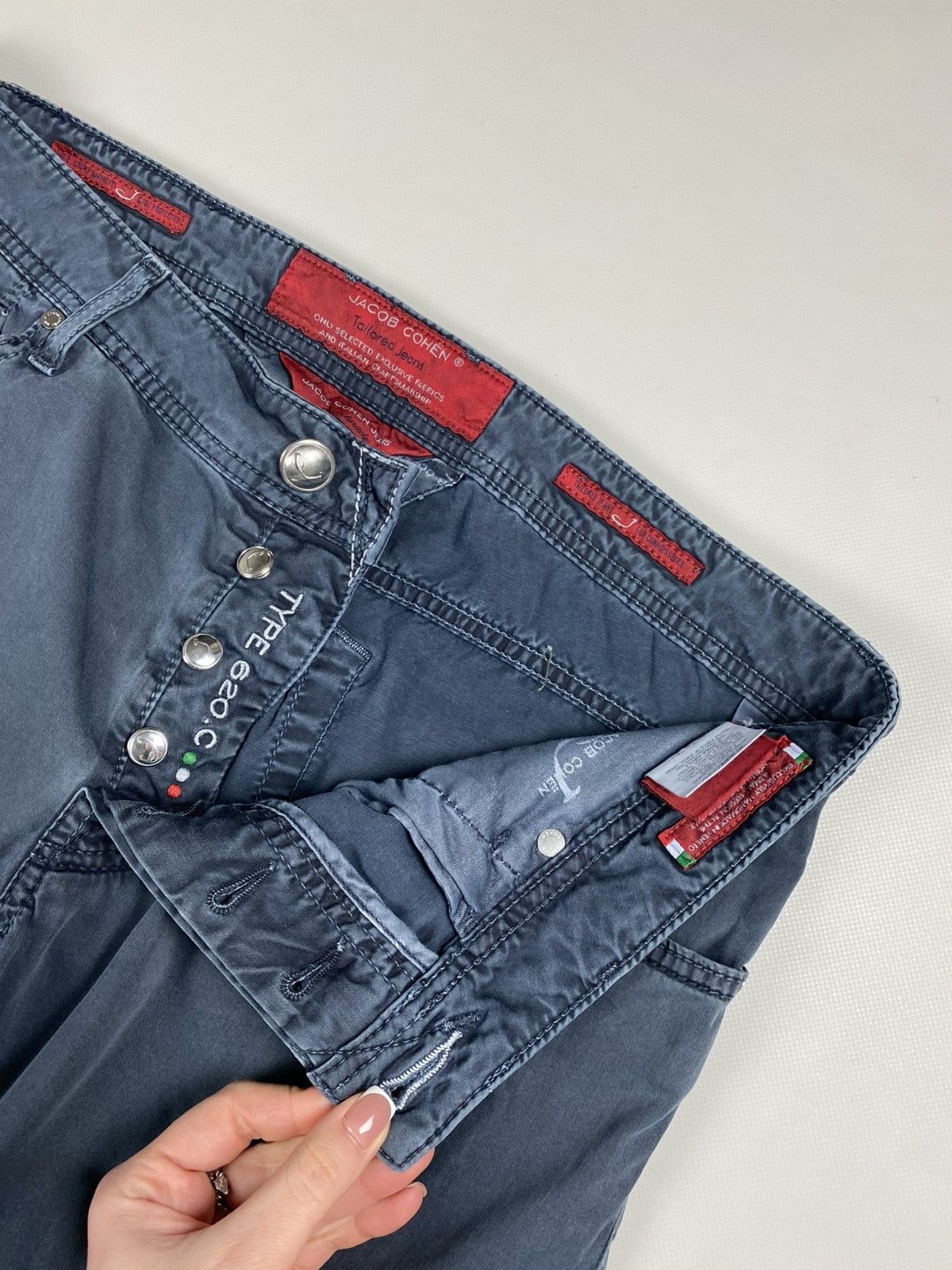 Jacob Cohen Jacob Cohen J620 men’s garment dyed Tailored Jeans Size 36 Size US 36 / EU 52 - 13 Thumbnail