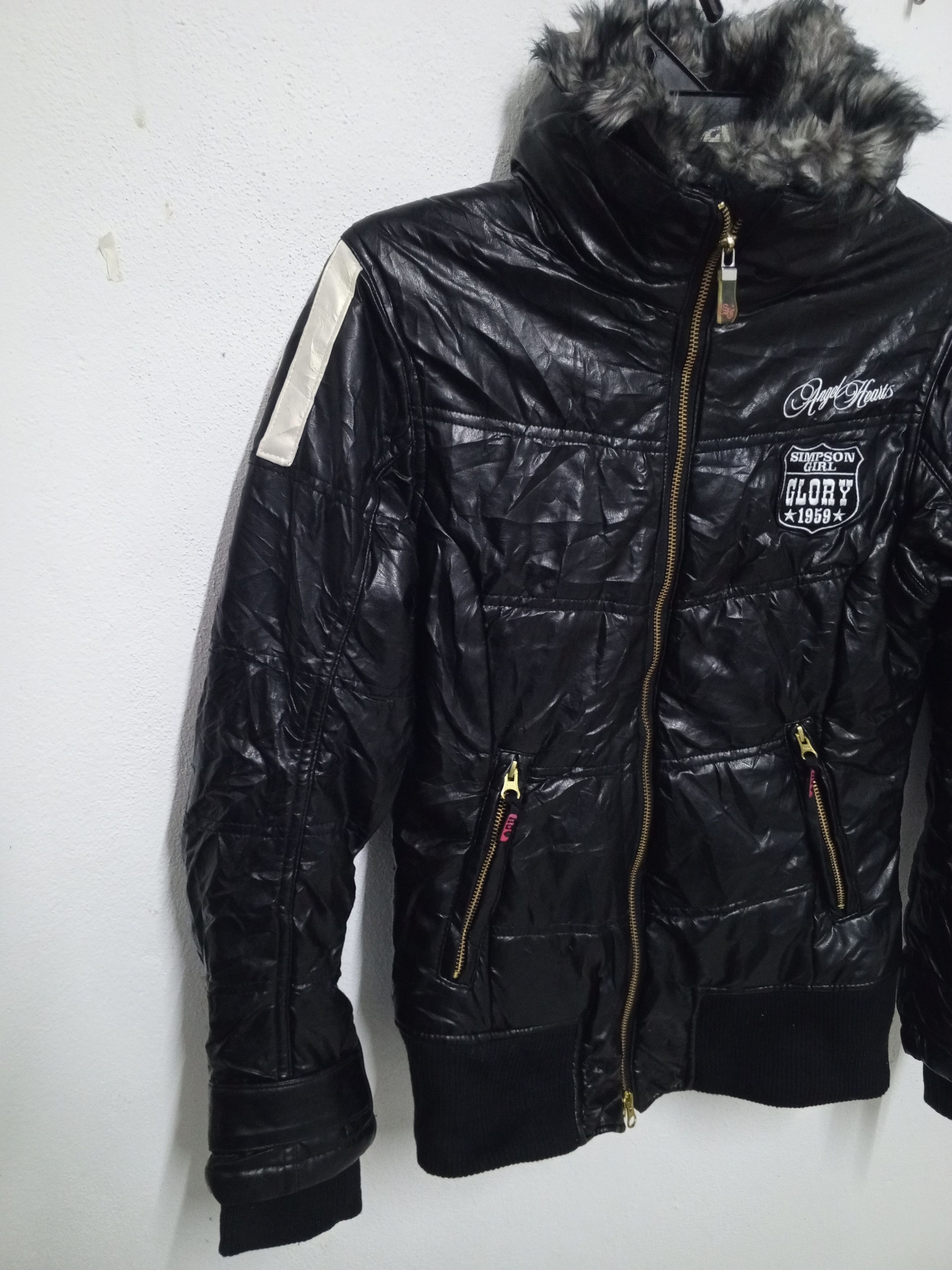 If Six Was Nine 🔥PUNK GIRL🔥 ANGEL HEARTS JACKET FULLBLACK Size M / US 6-8 / IT 42-44 - 2 Thumbnail