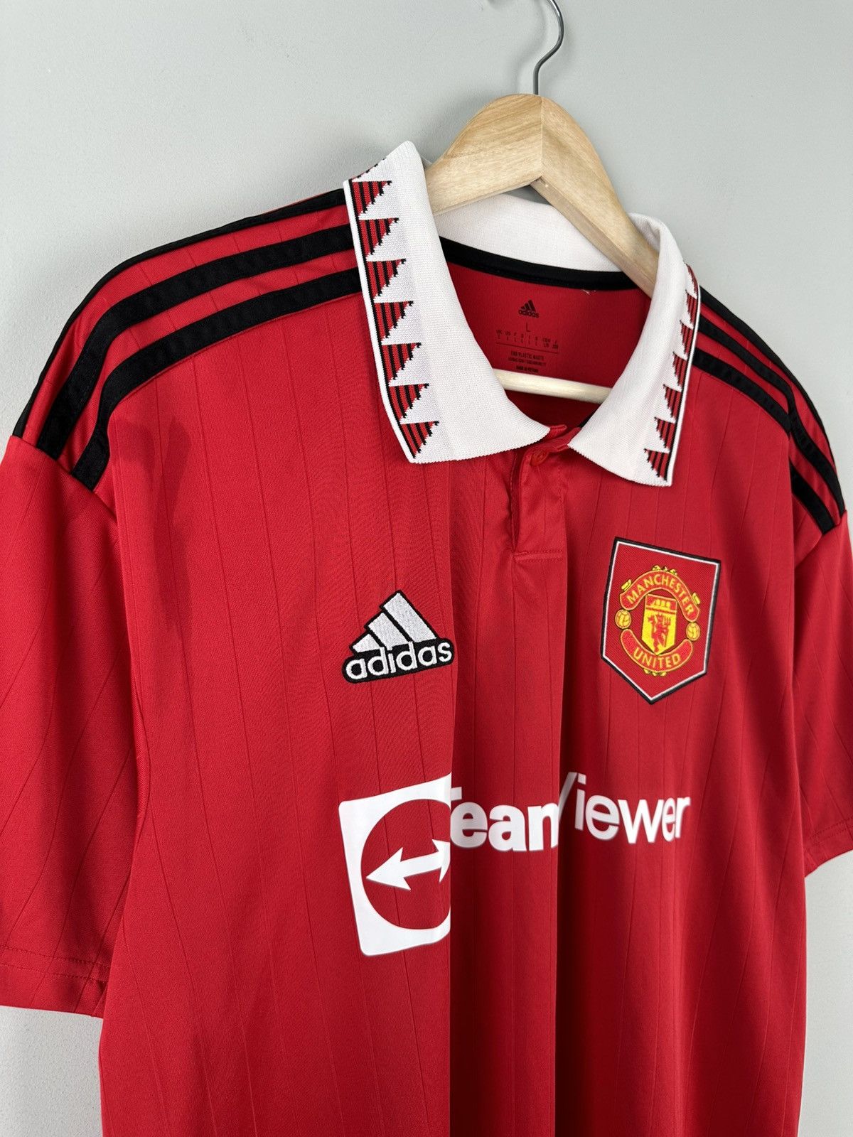 Adidas Manchester United Vintage Y2k Soccer Jersey Size US L / EU 52-54 / 3 - 3 Thumbnail