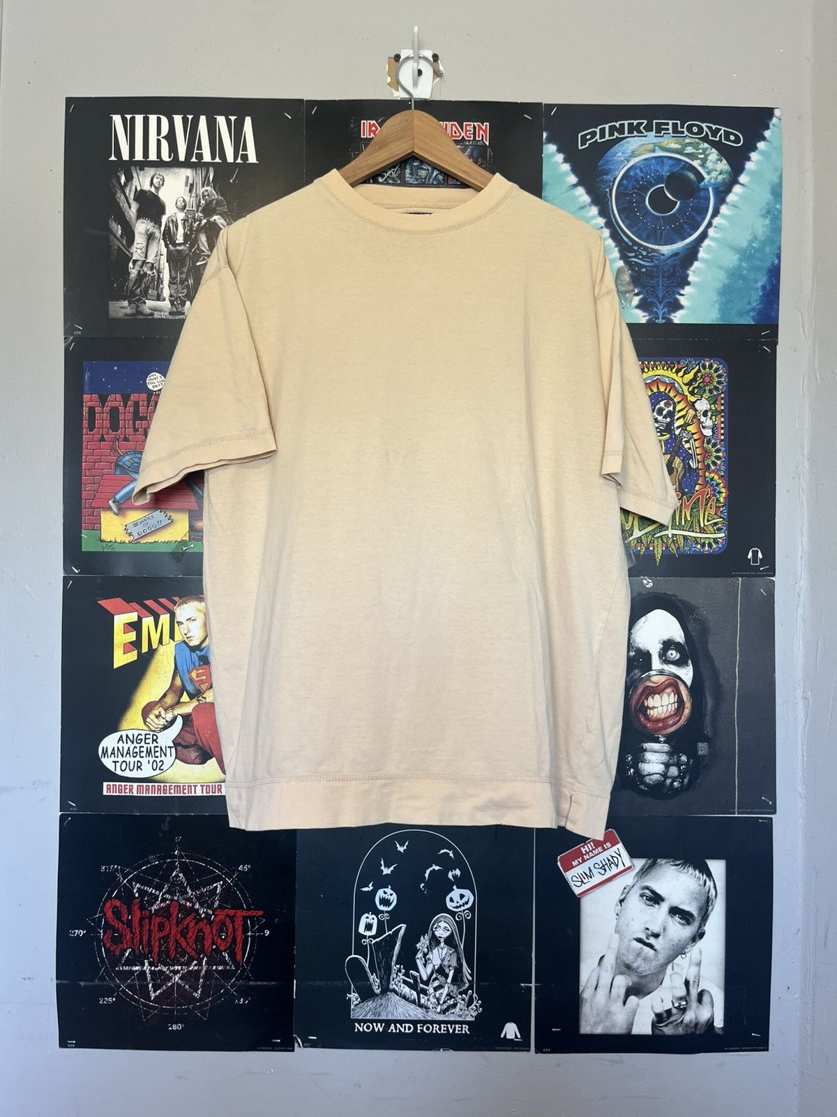 Other Vintage 90’s Cream Essential oversized boxy tee shirt Size US XL / EU 56 / 4 - 1 Thumbnail