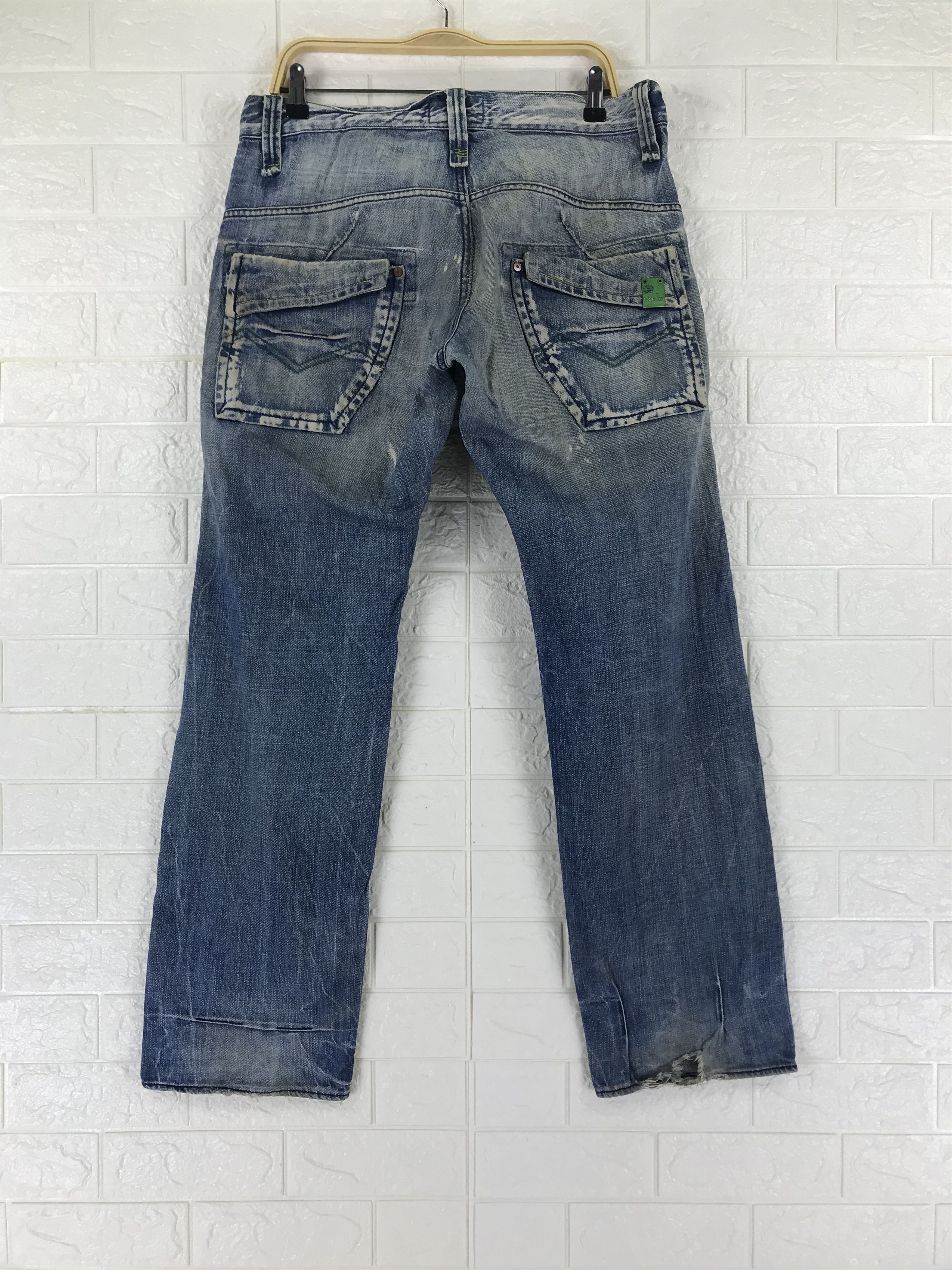 Energie Vintage Energie Faded Blue Bush Jeans Size US 34 / EU 50 - 5 Thumbnail