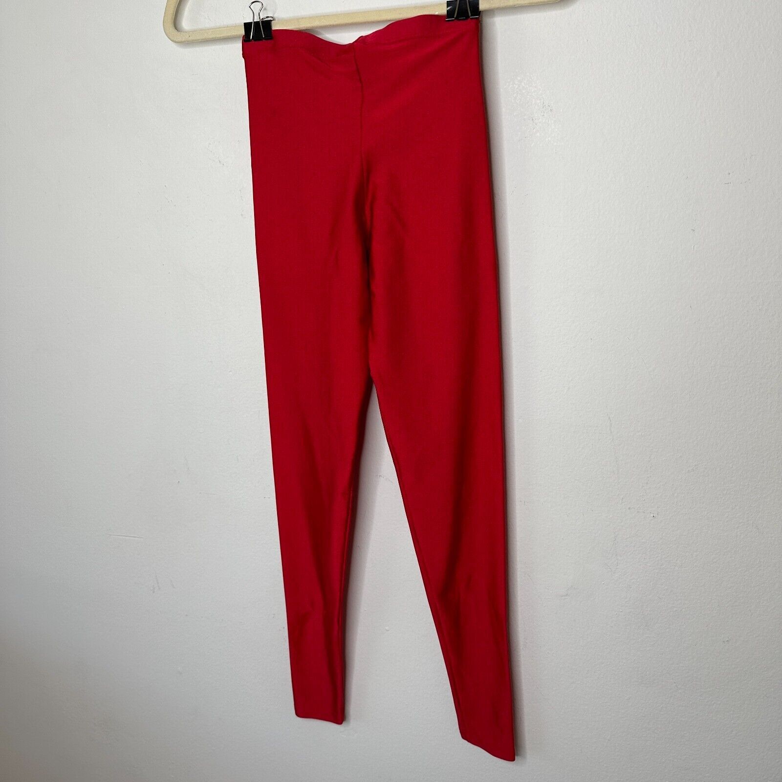 Other Anais & Margaux Alexandra Red Shimmery Leggings Italian XS Size 23" - 4 Thumbnail