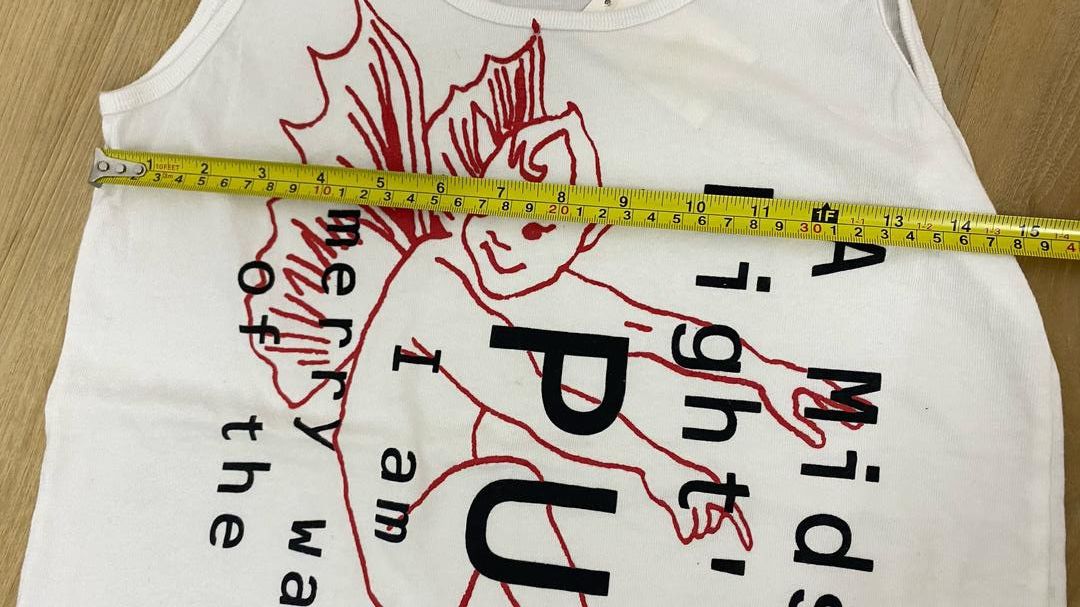 Designer × Japanese Brand × Zucca Zucca Devil Overprint Sleeveless Tshirt Made in Japan Size XS / US 0-2 / IT 36-38 - 6 Thumbnail