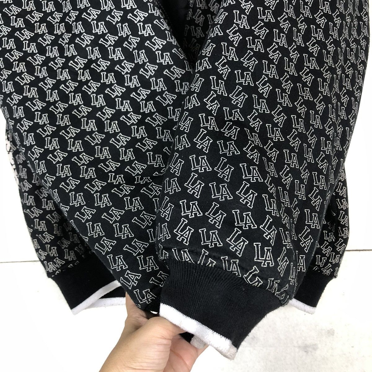 Japanese Brand × Vintage 🔥VINTAGE HOODIE JACKET LOS ANGELES FULL PRINT Size US L / EU 52-54 / 3 - 16 Thumbnail