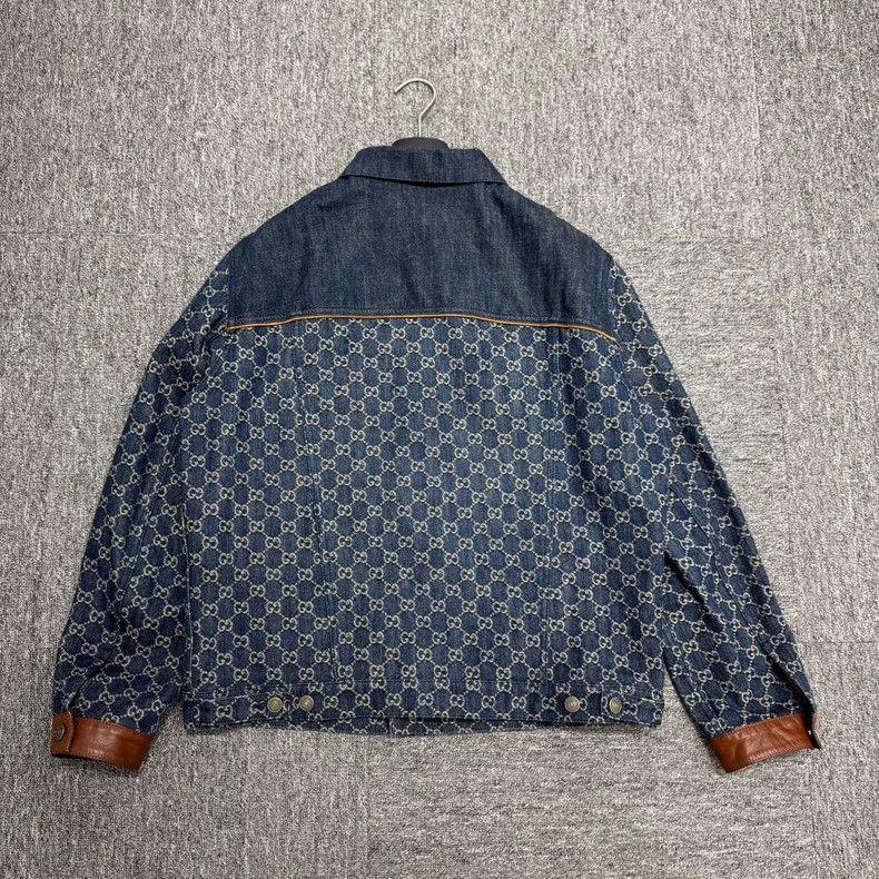 Gucci Gucci Full-print old-fashioned denim jacket 2506-Nextarrow Size US S / EU 44-46 / 1 - 2 Thumbnail