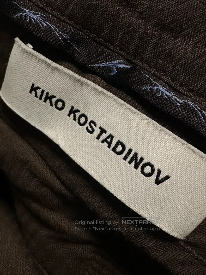 Kiko Kostadinov Kiko Kostadinov Dark patterned belt detachable vest/dungar Size US 30 / EU 46 - 4 Thumbnail