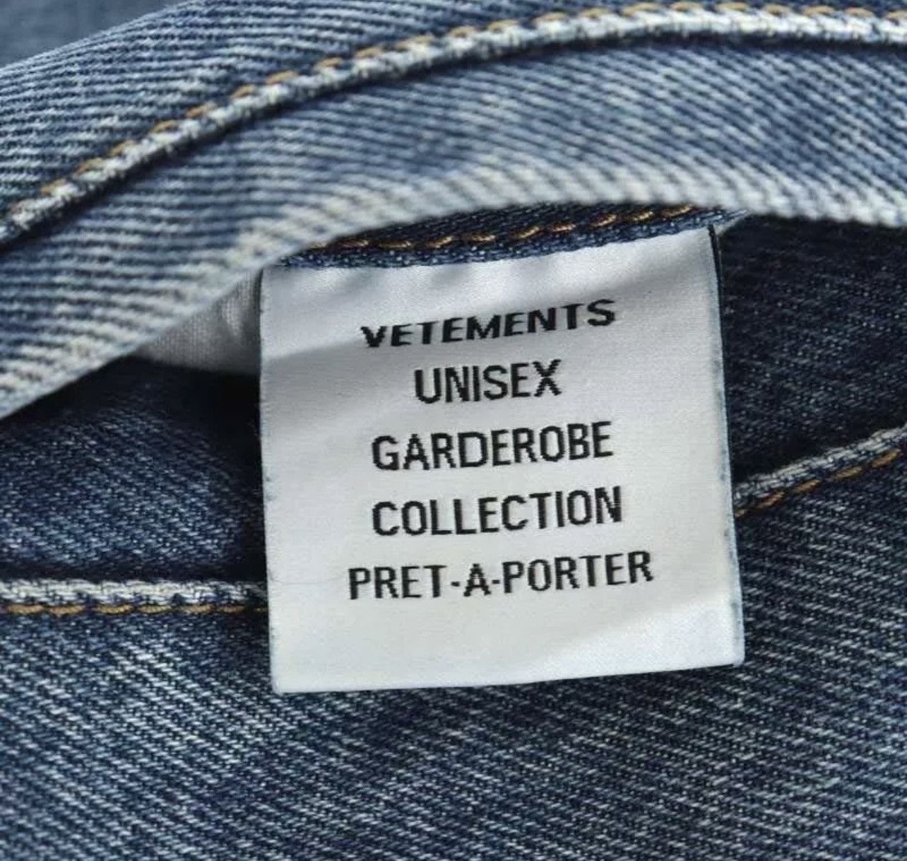 Vetements VETEMENTS shearling lined denim jacket size S $5000 Size US S / EU 44-46 / 1 - 8 Thumbnail