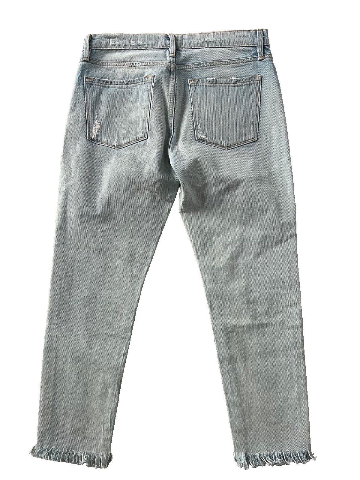 Frame Frame Denim Jeans Garcon Micro Shredded Raw Hem Jimi ( 27 ) Size 27" / US 4 / IT 40 - 3 Thumbnail