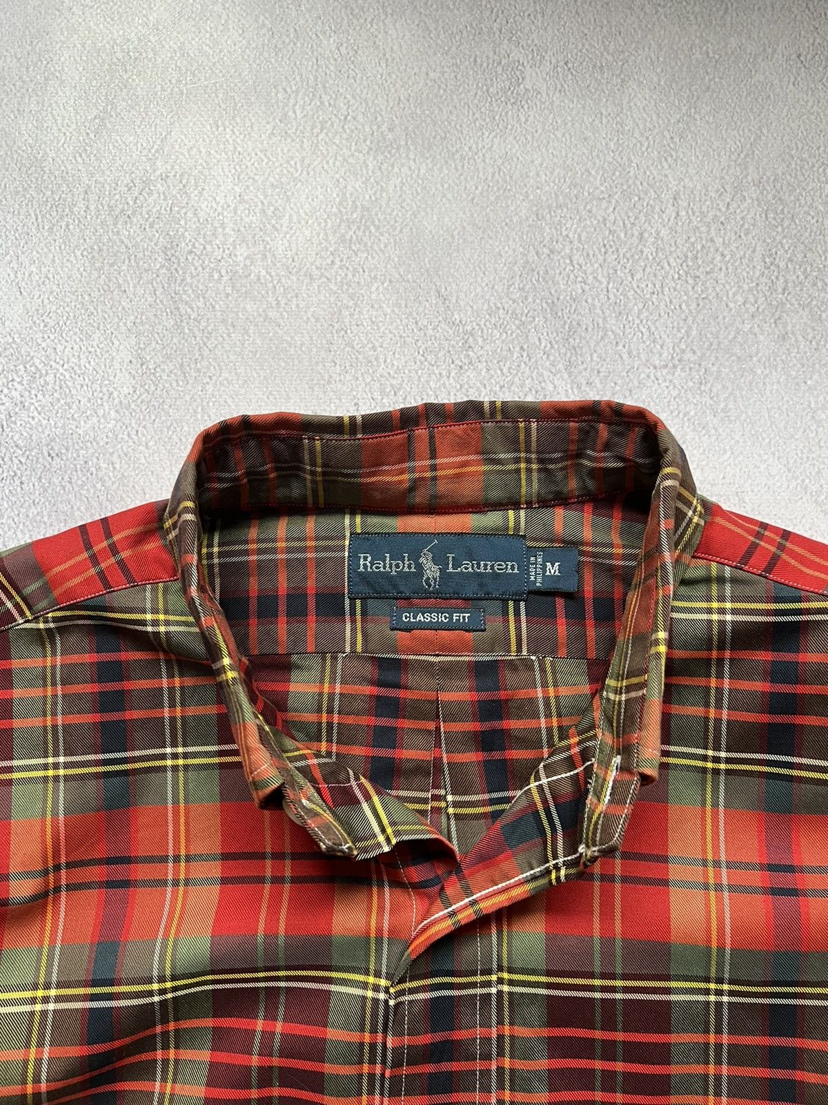 Polo Ralph Lauren Vintage Polo Ralph Lauren Plaid Thick Shirt Men’s M Size US M / EU 48-50 / 2 - 5 Thumbnail