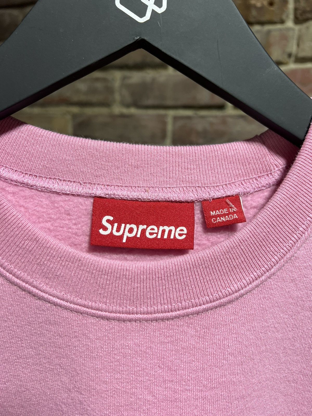Supreme Supreme Pink Mini Box Logo Crewneck Sz. M Size US M / EU 48-50 / 2 - 3 Thumbnail