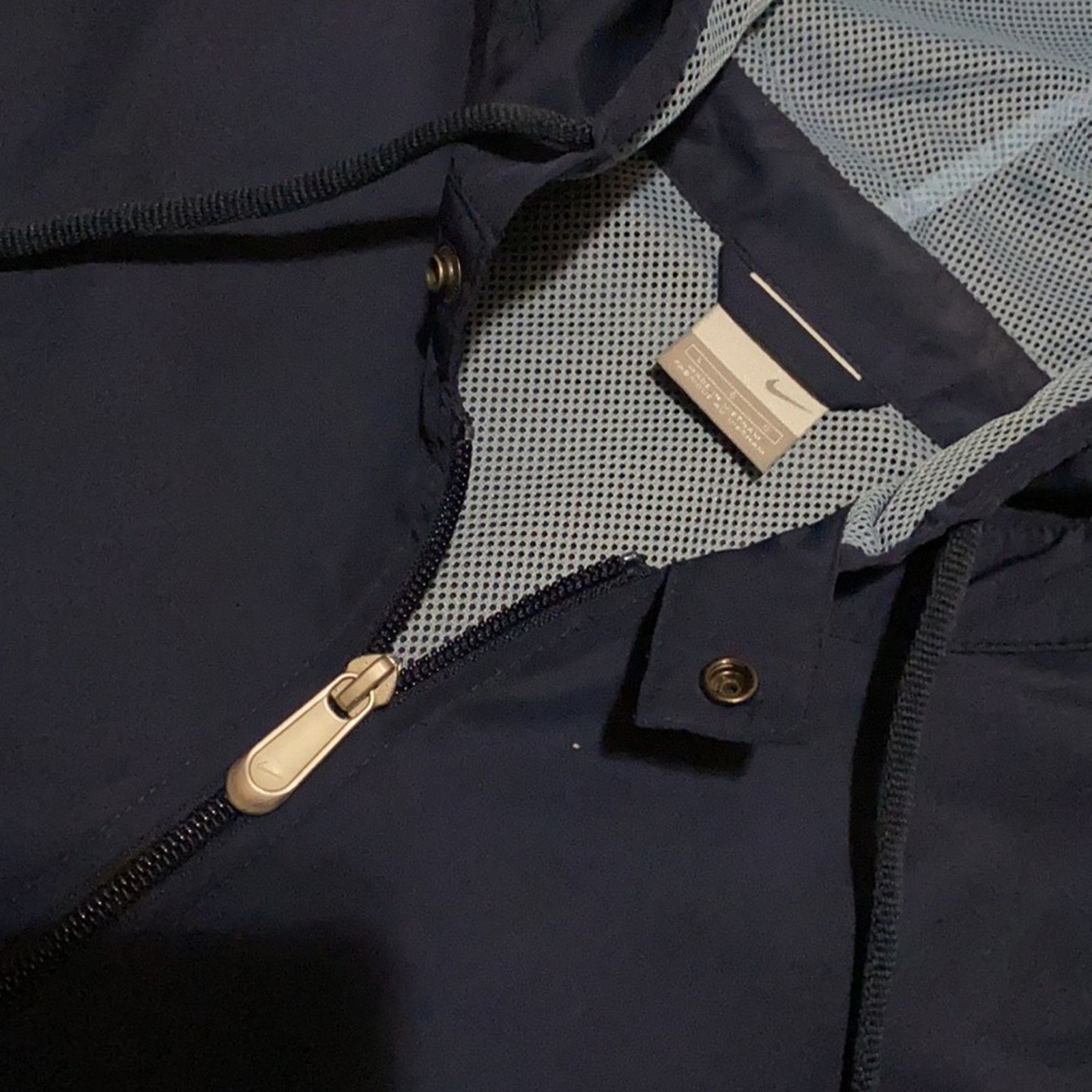 Nike Y2K Nike Zip Up Windbreaker Hoodie Size US L / EU 52-54 / 3 - 7 Thumbnail