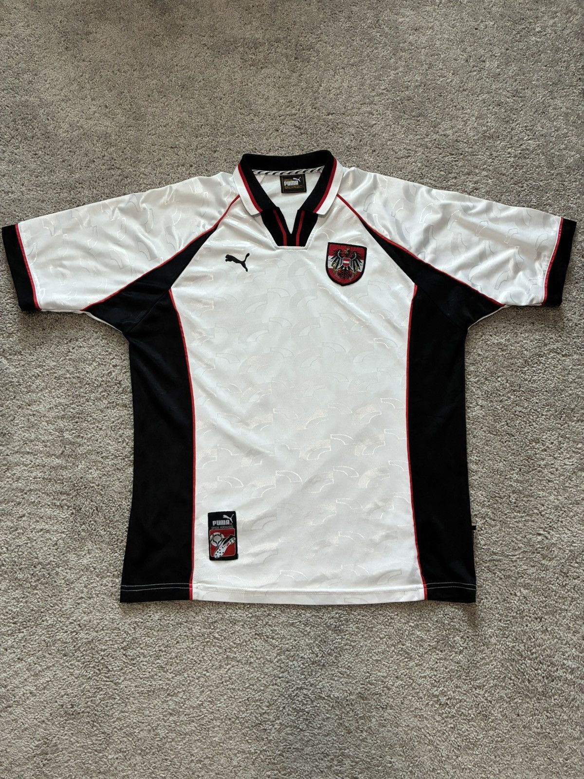 Puma 1998 Austria Home Jersey Size US XL / EU 56 / 4 - 1 Thumbnail
