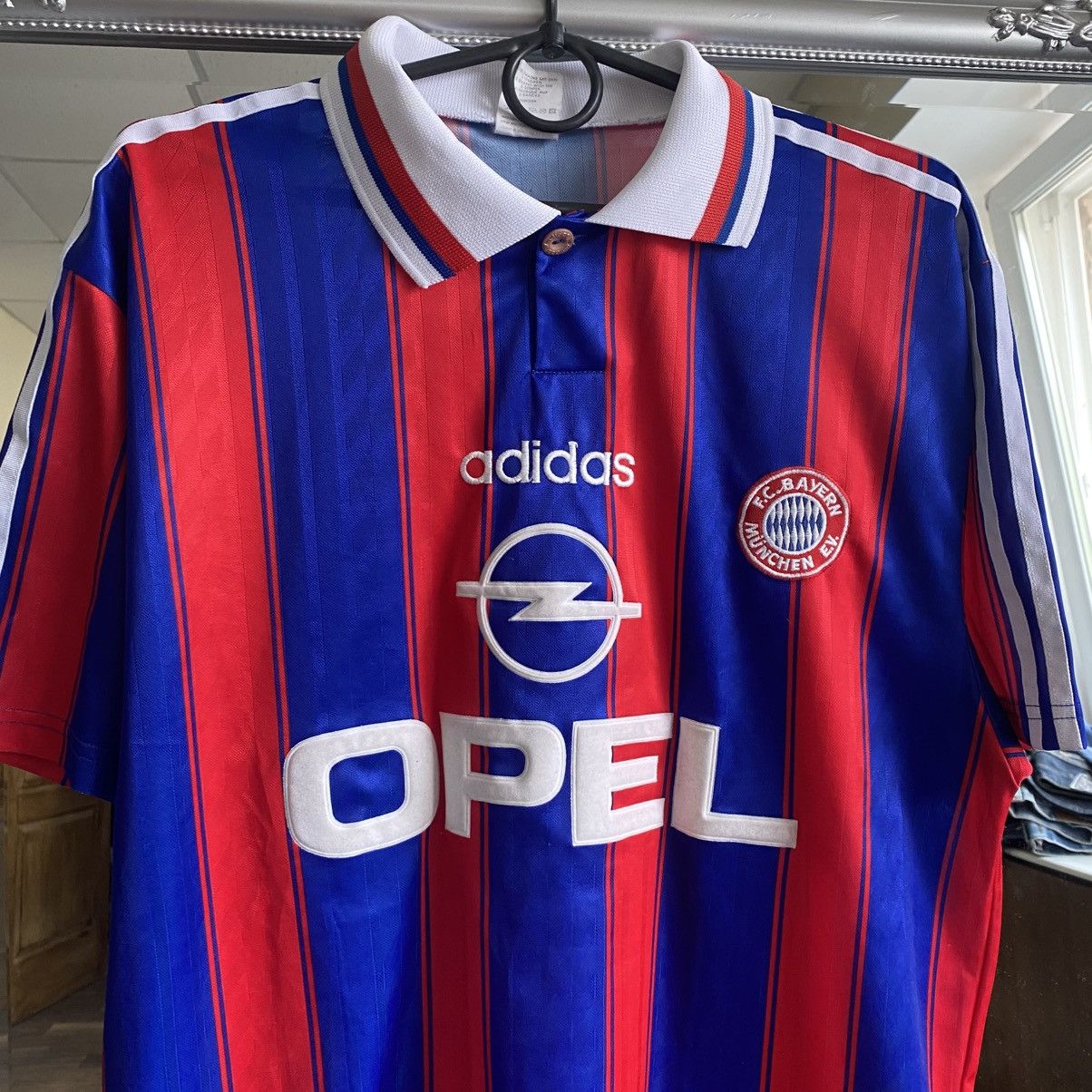 Adidas Vintage adidas Bayern Munich soccer jersey Opel size M Size US M / EU 48-50 / 2 - 2 Thumbnail