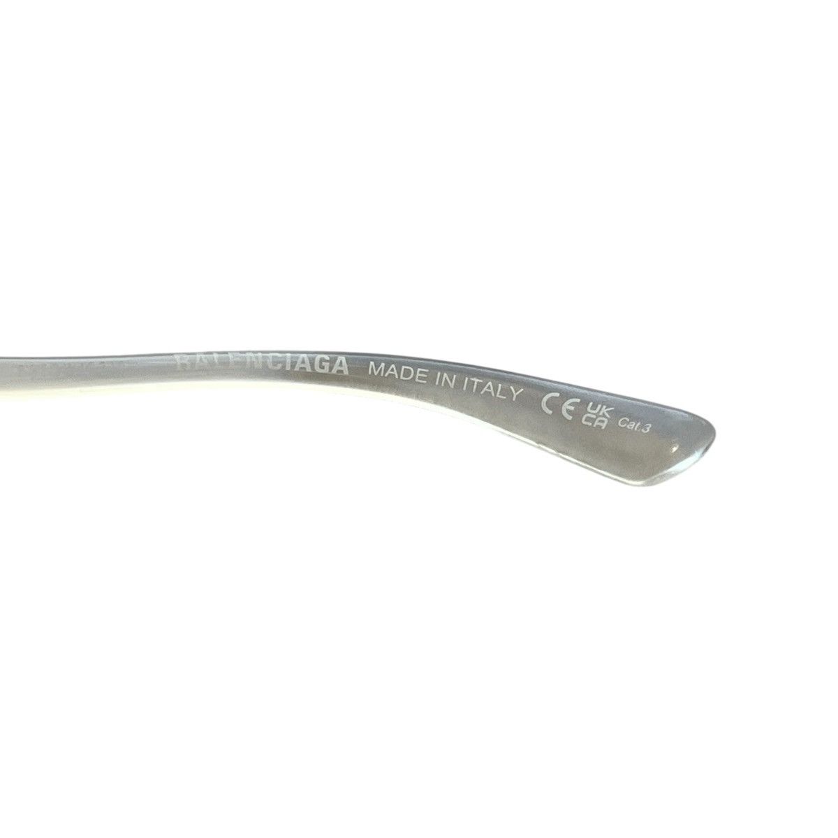 Balenciaga BALENCIAGA BB0285S 004 1990s-Style Oval Sunglasses Clear Size 46 - 3 Thumbnail