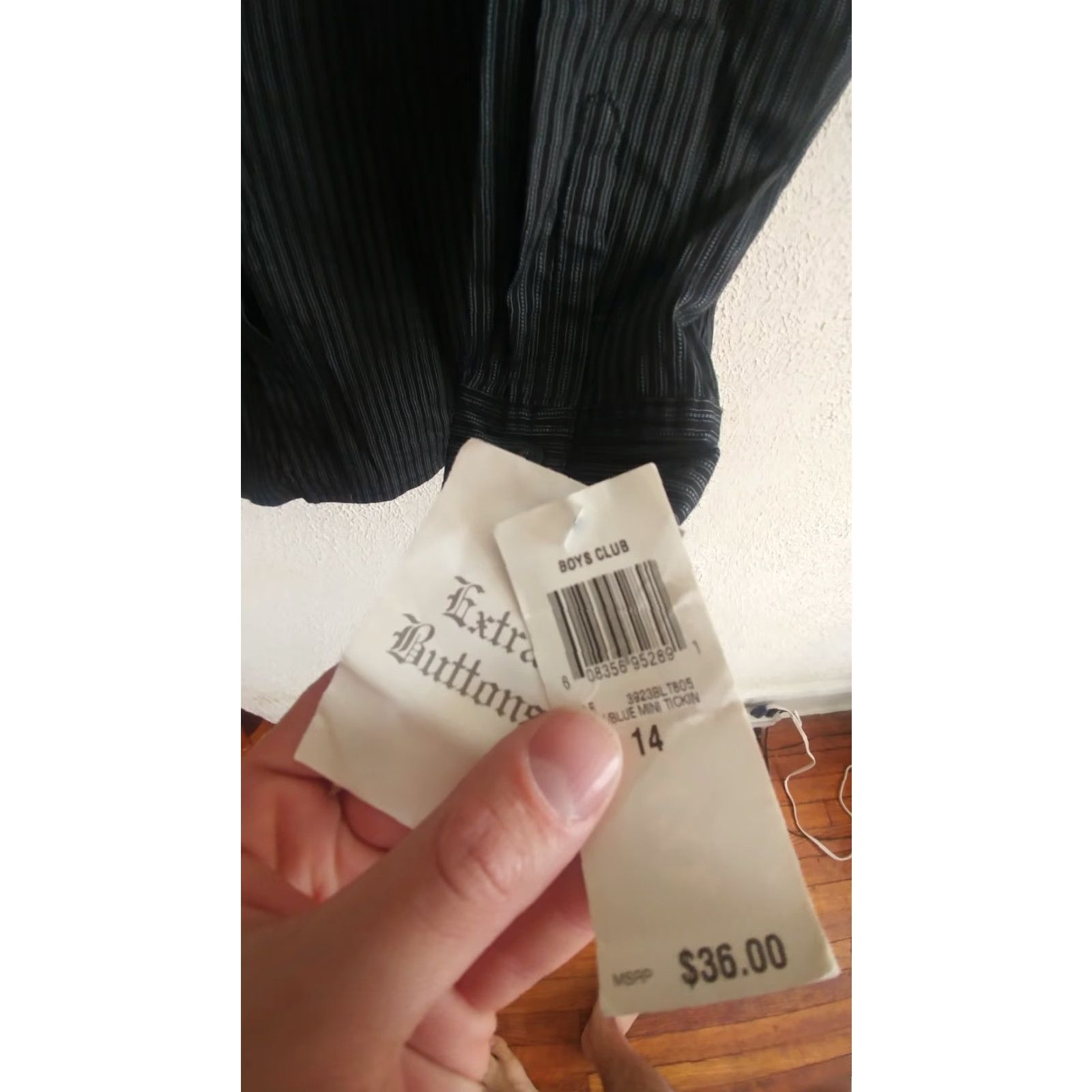 Vintage VINTAGE Style & Co Shirt Women 14 Cotton Blend Button Up Blouse NWT deadstock Black Womens Size XL / US 12-14 / IT 48-50 - 3 Thumbnail