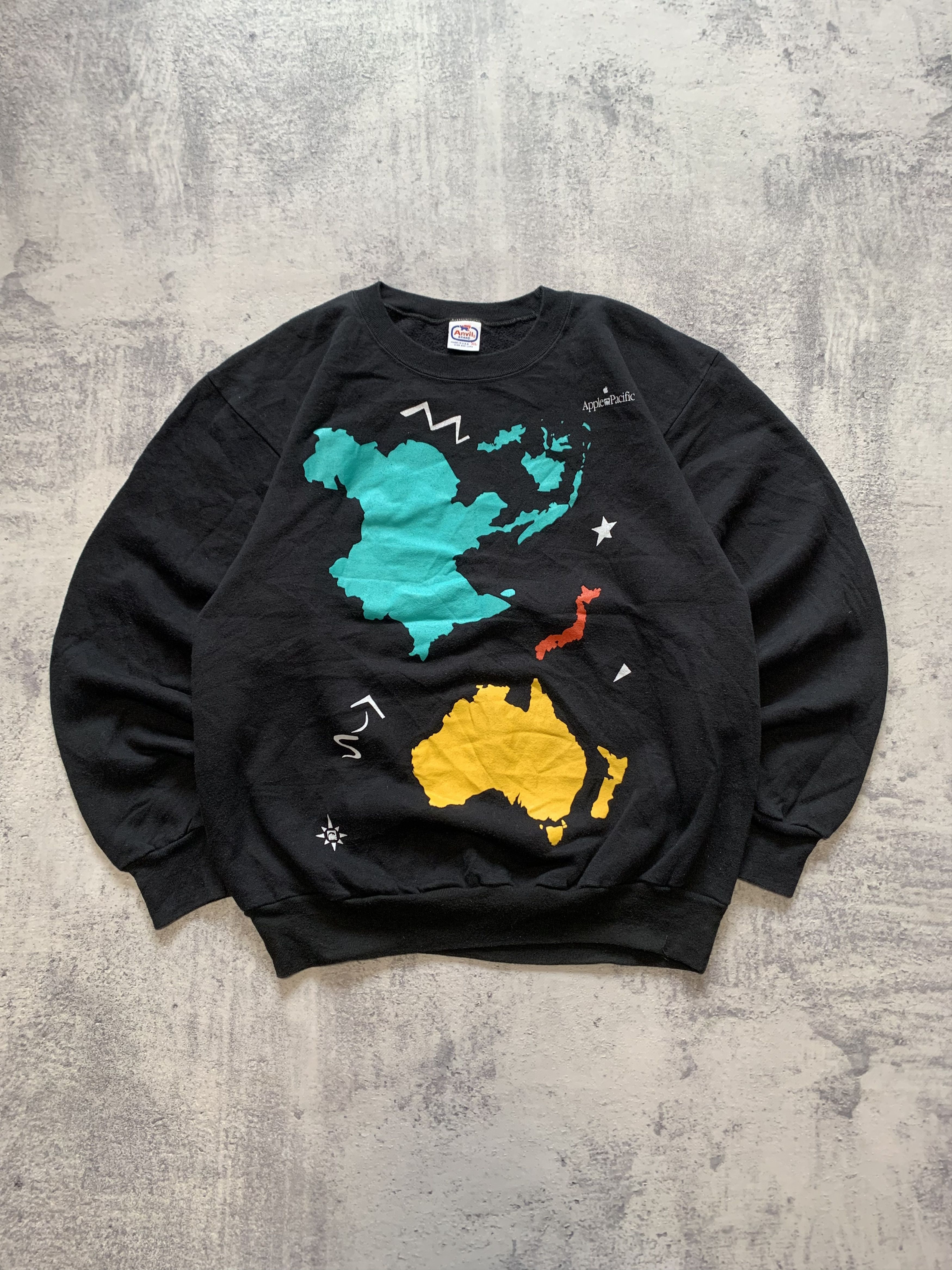 Apple Vintage 80’s Apple Pacific sweatshirt USA Size US XL / EU 56 / 4 - 1 Thumbnail
