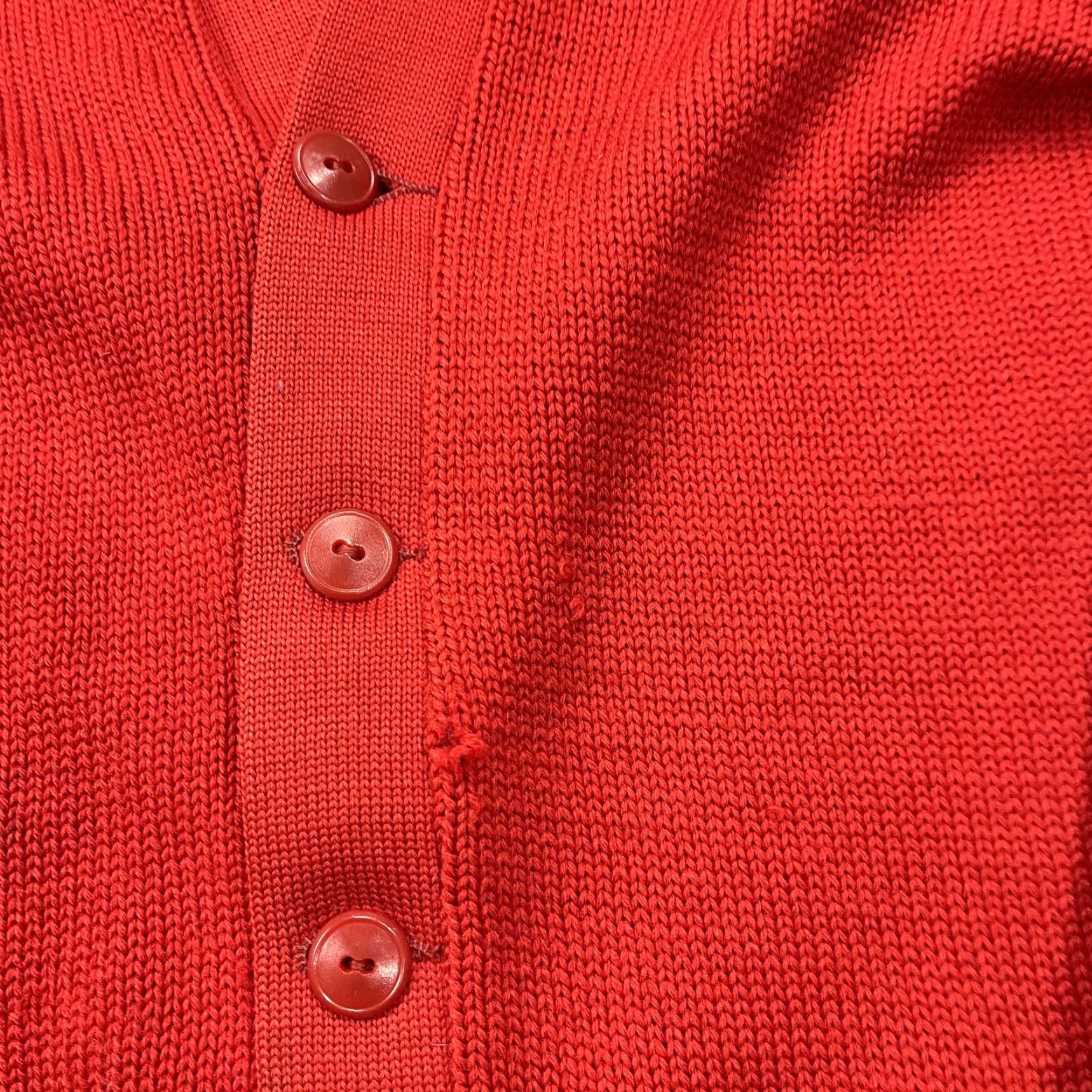 New Era VINTAGE New Era Sweater Cardigan Knitting Mills Wool Red Adult M Slim Men Medium Cardigan 40s Wool Winter Fall 90s Mens Size US M / EU 48-50 / 2 - 4 Thumbnail
