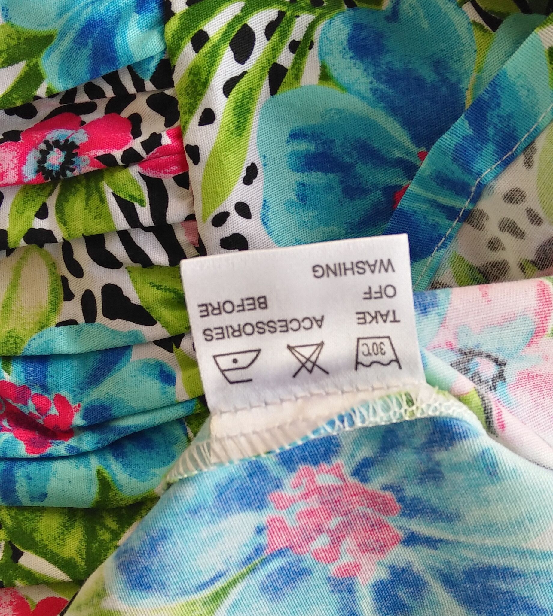 Other Leopard floral print off shoulder slim fit women tops Size L / US 10 / IT 46 - 8 Thumbnail