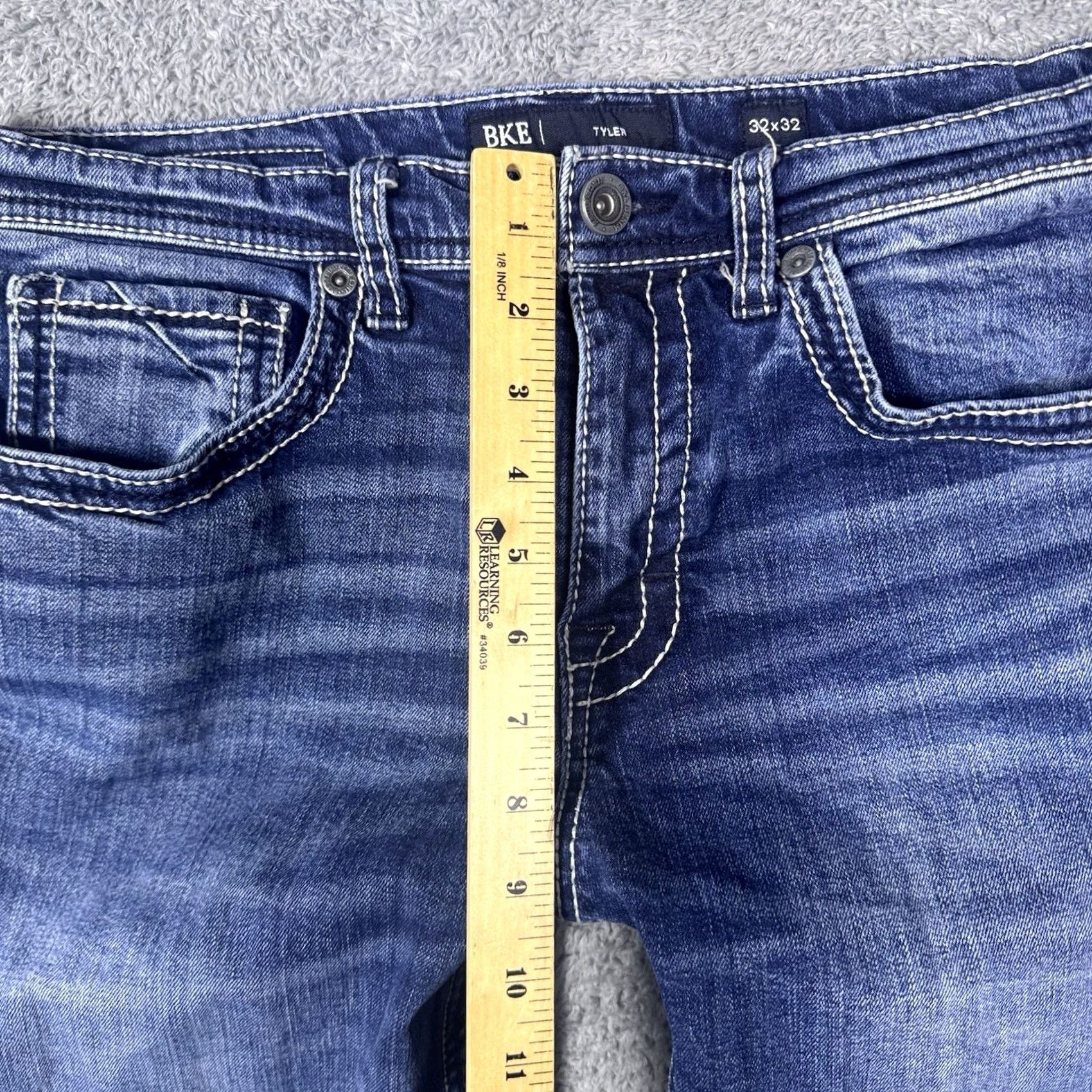 Vintage VINTAGE BKE Tyler Jeans Mens 32x32 Cotton Bootcut Whisker Stretch Cowboy Size US 32 / EU 48 - 7 Thumbnail