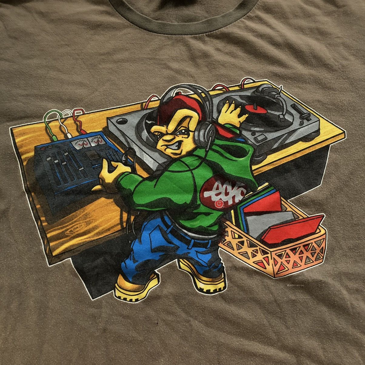 Ecko Unltd. Eckō Unltd “Dj Skills” Rare Design Printed T-Shirt Size US XL / EU 56 / 4 - 6 Thumbnail