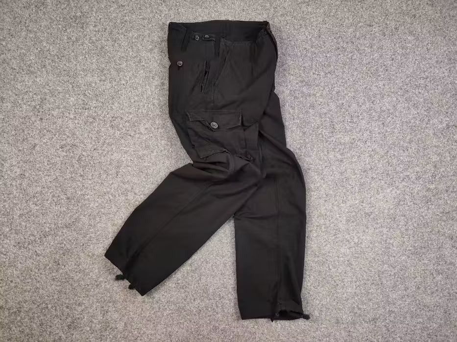 Japanese Brand Vintage Combat Clothing Black Ripstop Military Cargo Pants Size US 30 / EU 46 - 16 Thumbnail