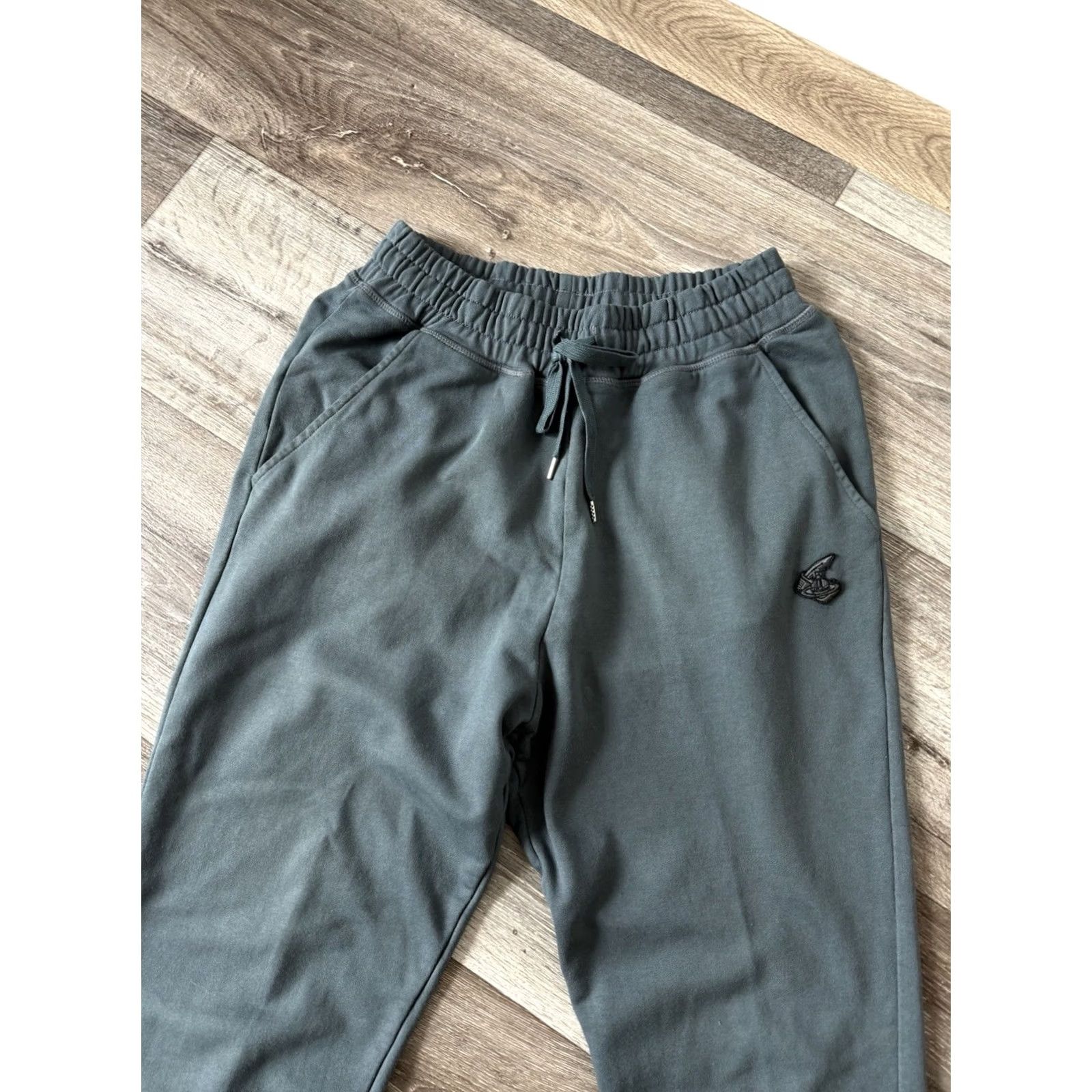 Vivienne Westwood VIVIENNE WESTWOOD Anglomania Joggers Men’s Classic Green S Pants Casual Logo Embroidered 90s VW Size US 33 - 4 Thumbnail