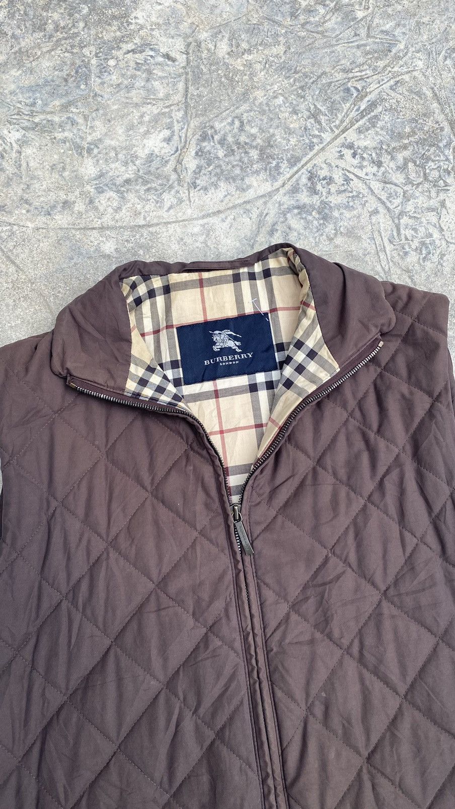 🚨DELETE TODAY🚨 Burberry Quilted Nova Check Vest 90s