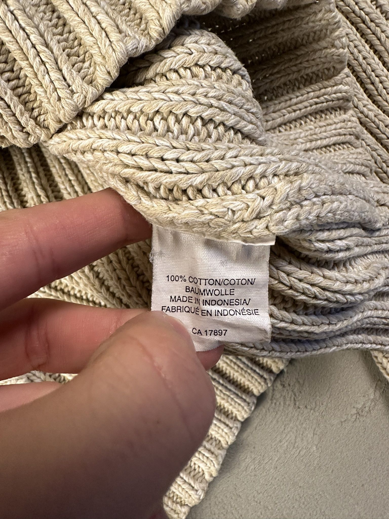 Gap 2000s Vintage GAP Cable Knit Y2k Sweater Size US L / EU 52-54 / 3 - 13 Thumbnail