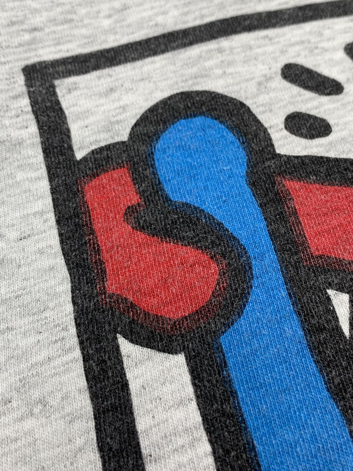 Jerzees Vintage 90s Keith Haring Art Tshirt Size US XL / EU 56 / 4 - 4 Thumbnail