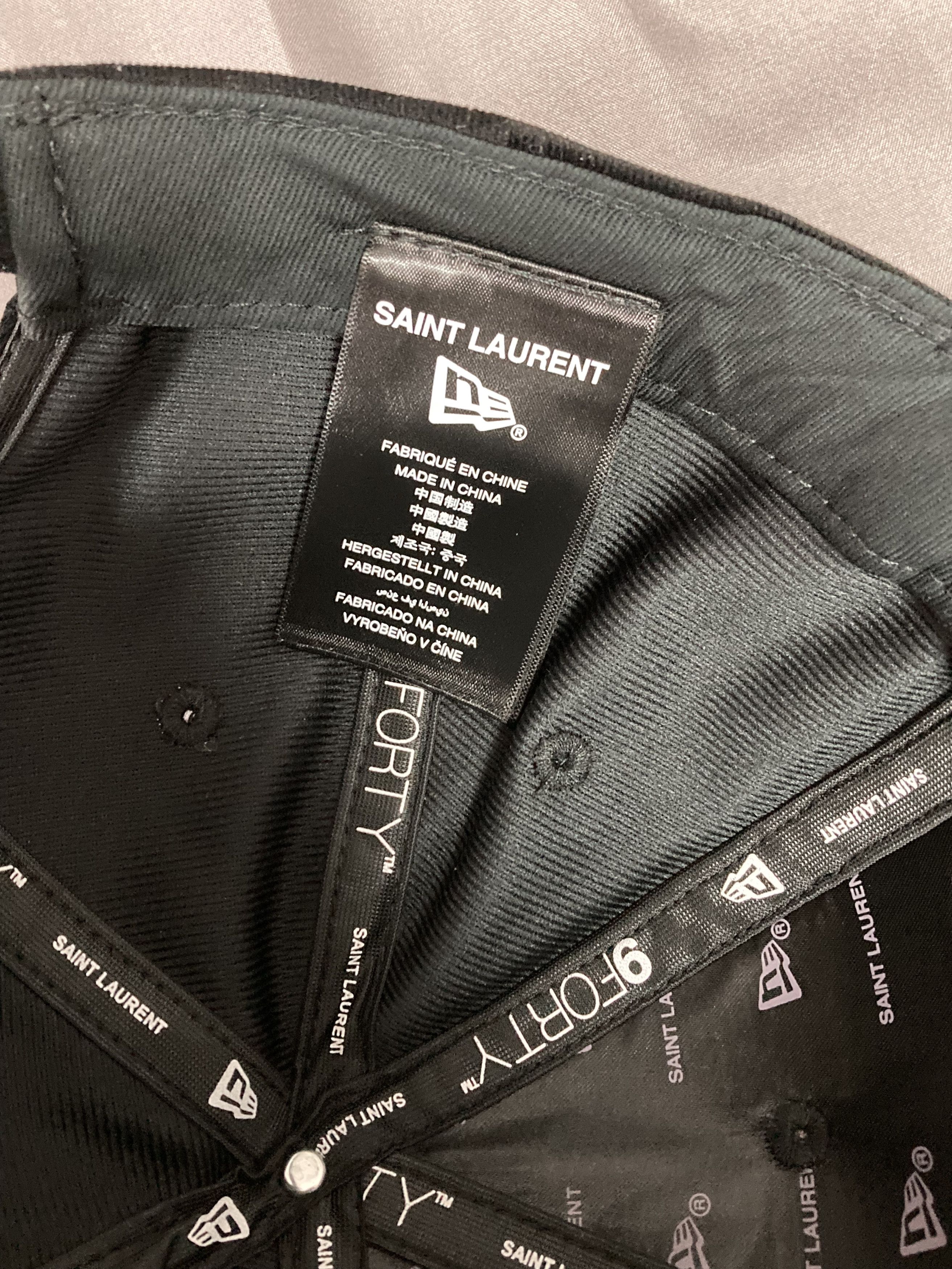 Yves Saint Laurent YSL Sunscreen baseball Corduroy cap Size ONE SIZE - 16 Thumbnail