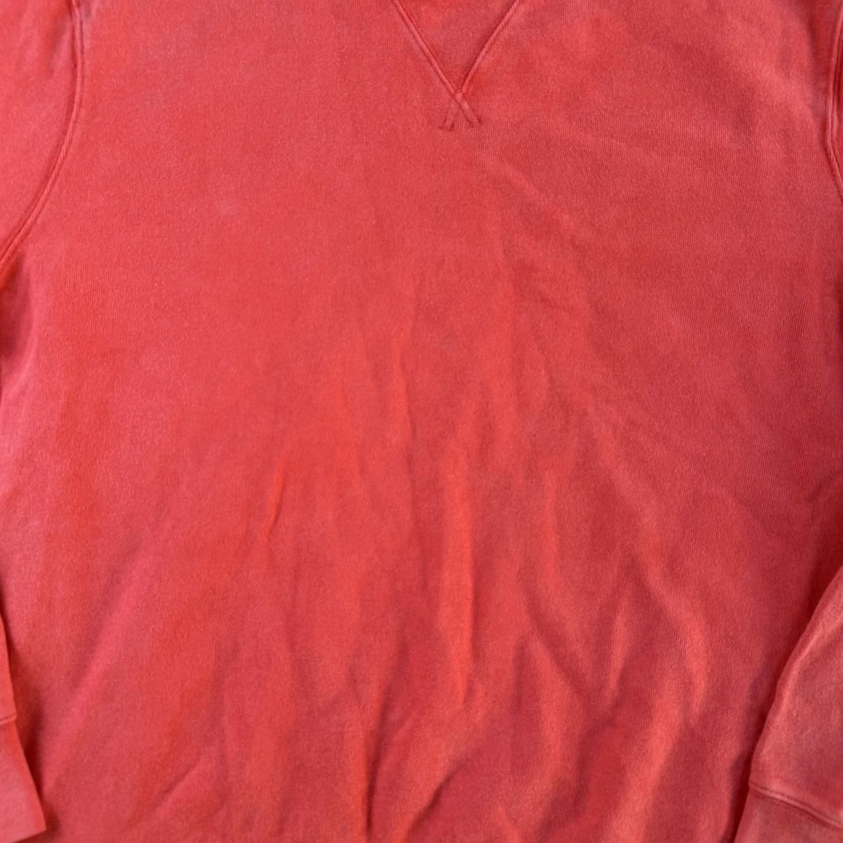 Lucky Brand Lucky Brand Sweatshirt Mens XL Orange Knit Crewneck Pullover Stretch Logo Solid Size US XL / EU 56 / 4 - 2 Thumbnail
