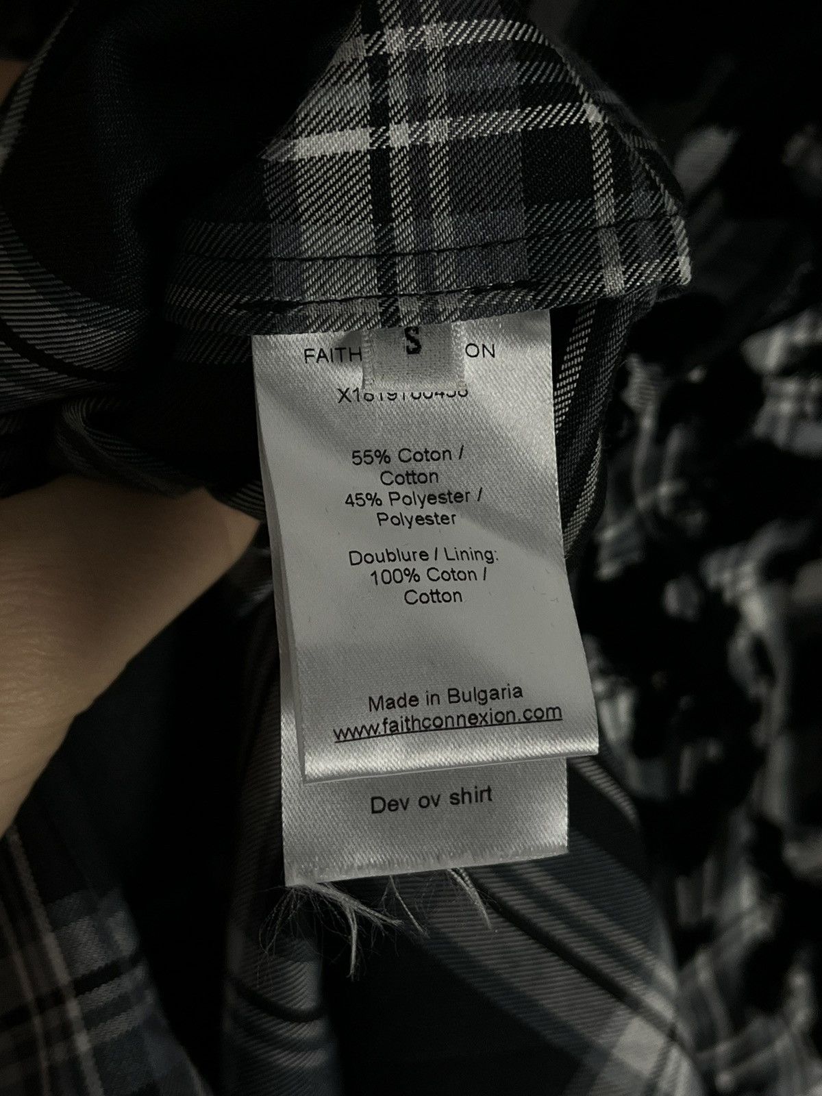 Black/White Oversized Button Shirt