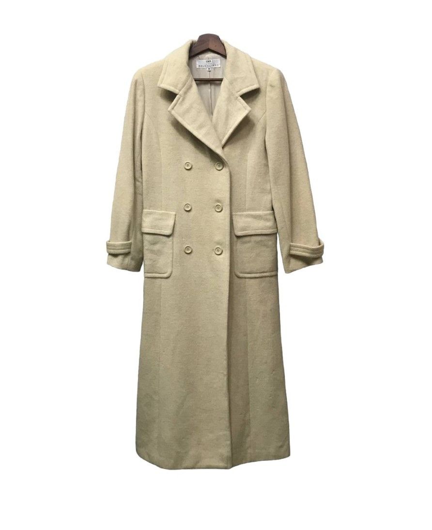 Balenciaga VINTAGE BALENCIAGA DOUBLE FACE WOOL WOMEN COAT MADE IN JAPAN Size M / US 6-8 / IT 42-44 - 1 Thumbnail