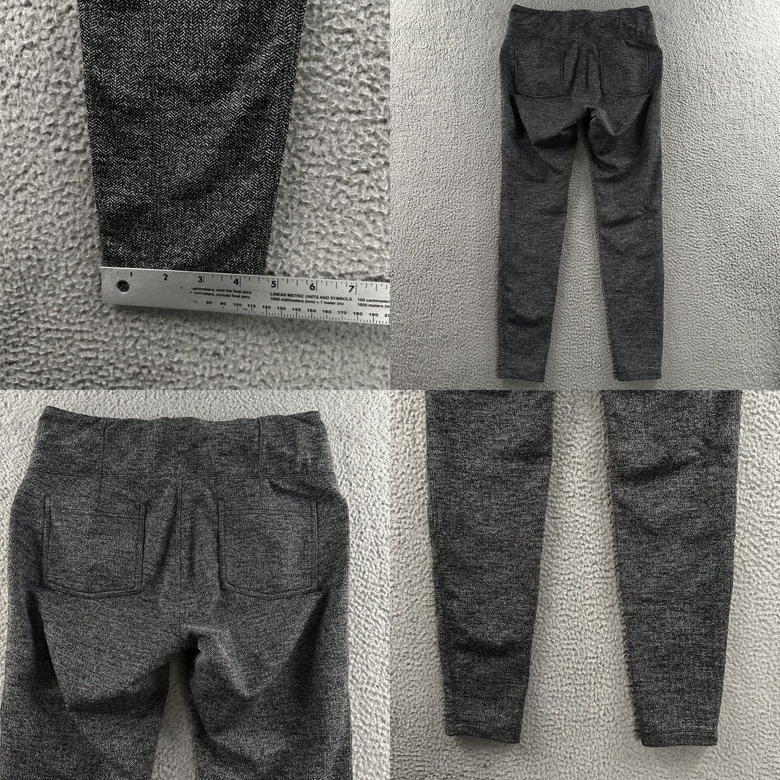 Athleta Athleta Womens Leggings Gray Medium Mid Rise Ankle Stretch Polyester Blend Size 32" / US 10 / IT 46 - 9 Thumbnail