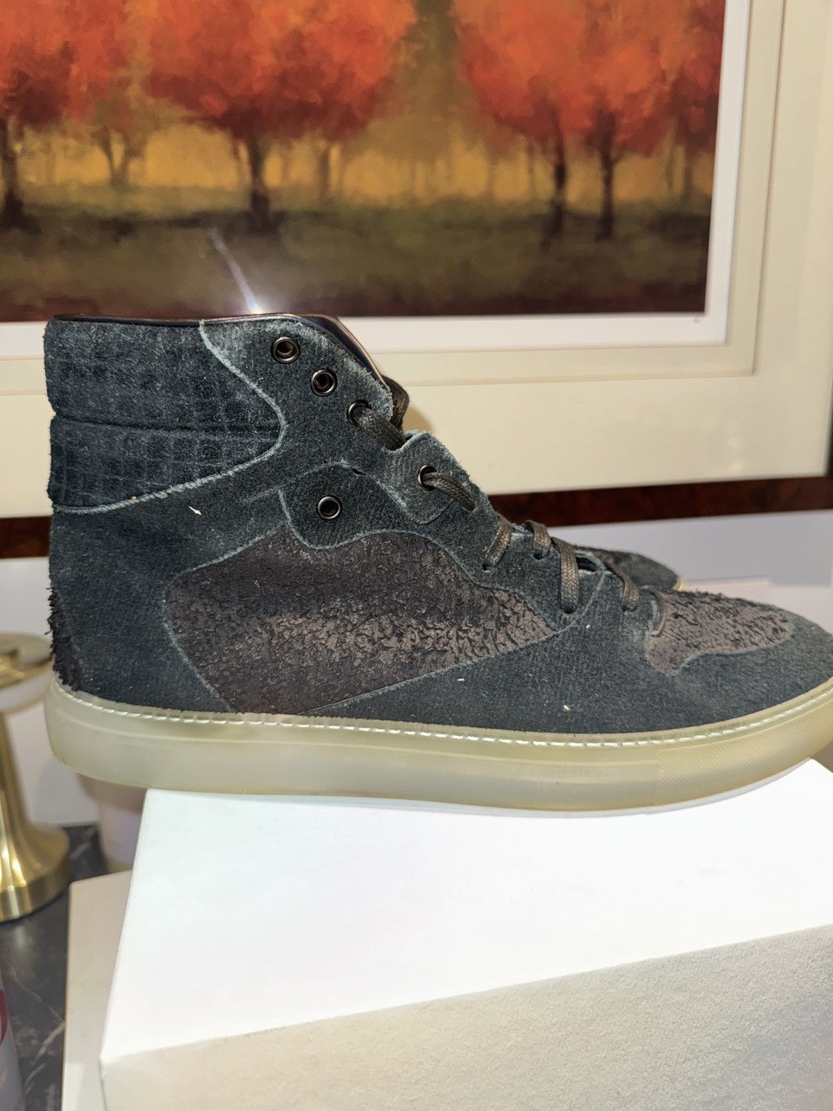 Balenciaga Balenciaga Multi-Material High Tops Size US 13 / EU 46 - 7 Thumbnail