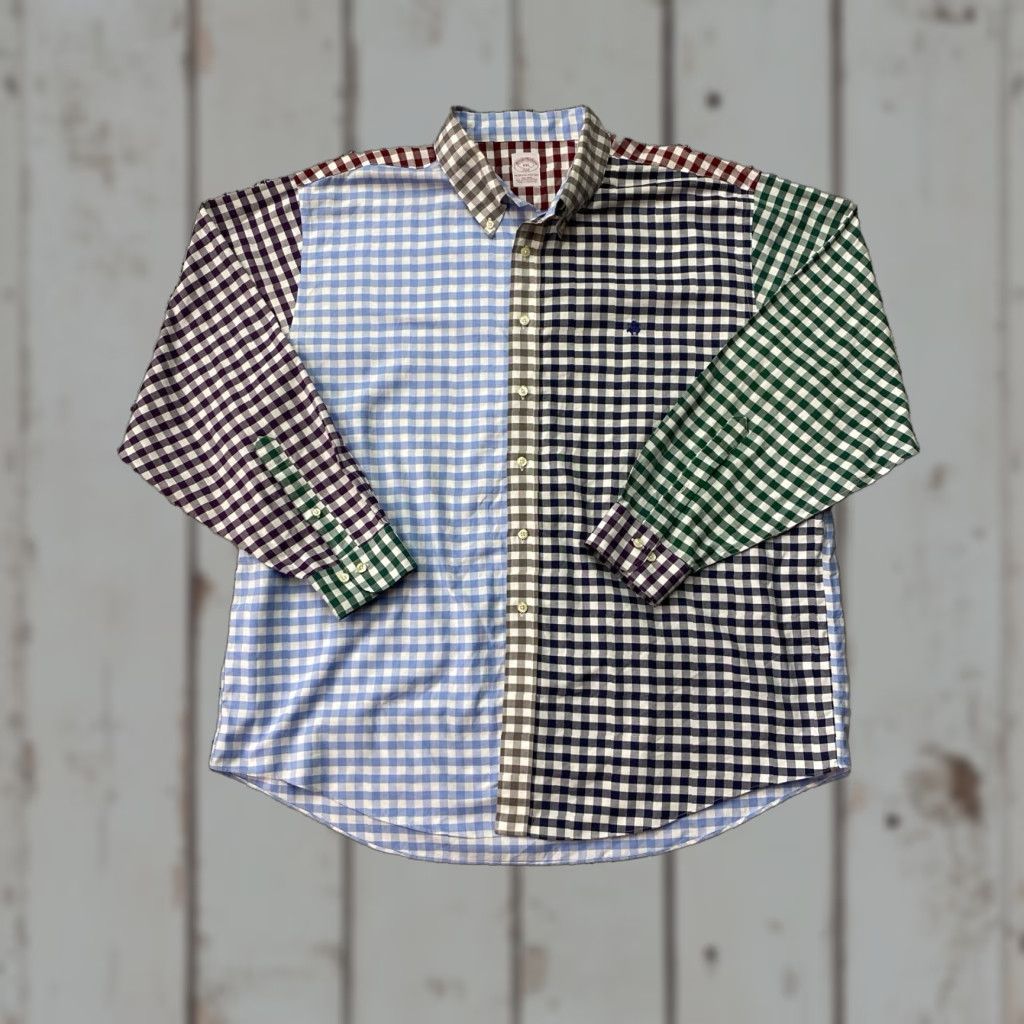 Brooks Brothers Brooks Brothers 346 Plaid Button-Down Shirt 2XL Mens Regular Blue Yellow Red, Button-Up, Long Sleeve, Cotton, Preppy, Casual, Workwear Size US XXL / EU 58 / 5 - 1 Thumbnail